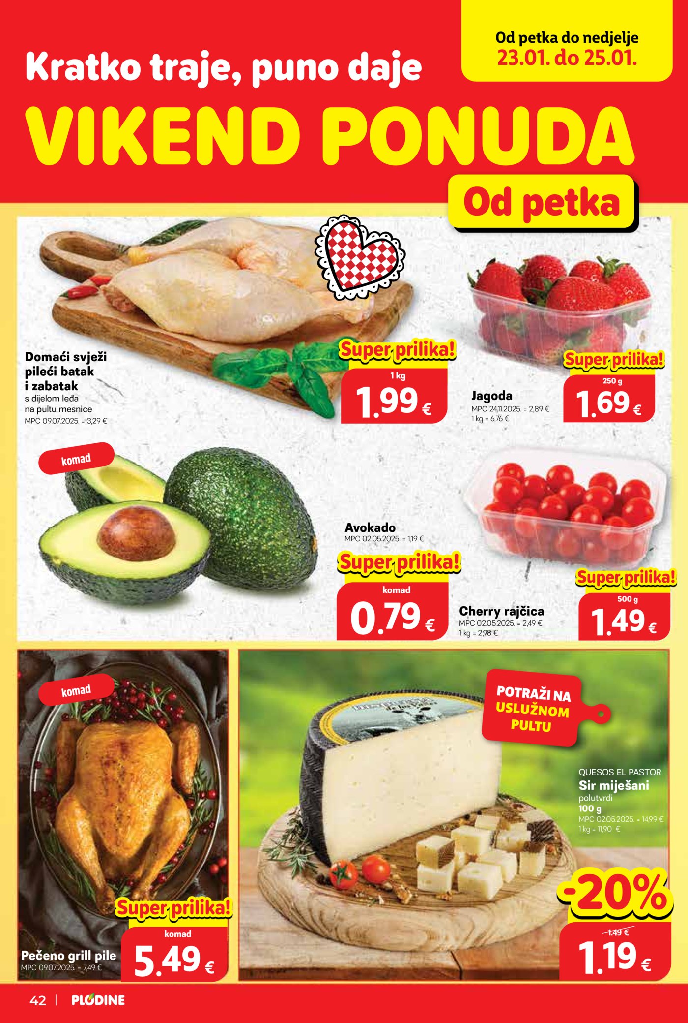 Plodine katalog Akcija 21.01. - 27.01.2026.