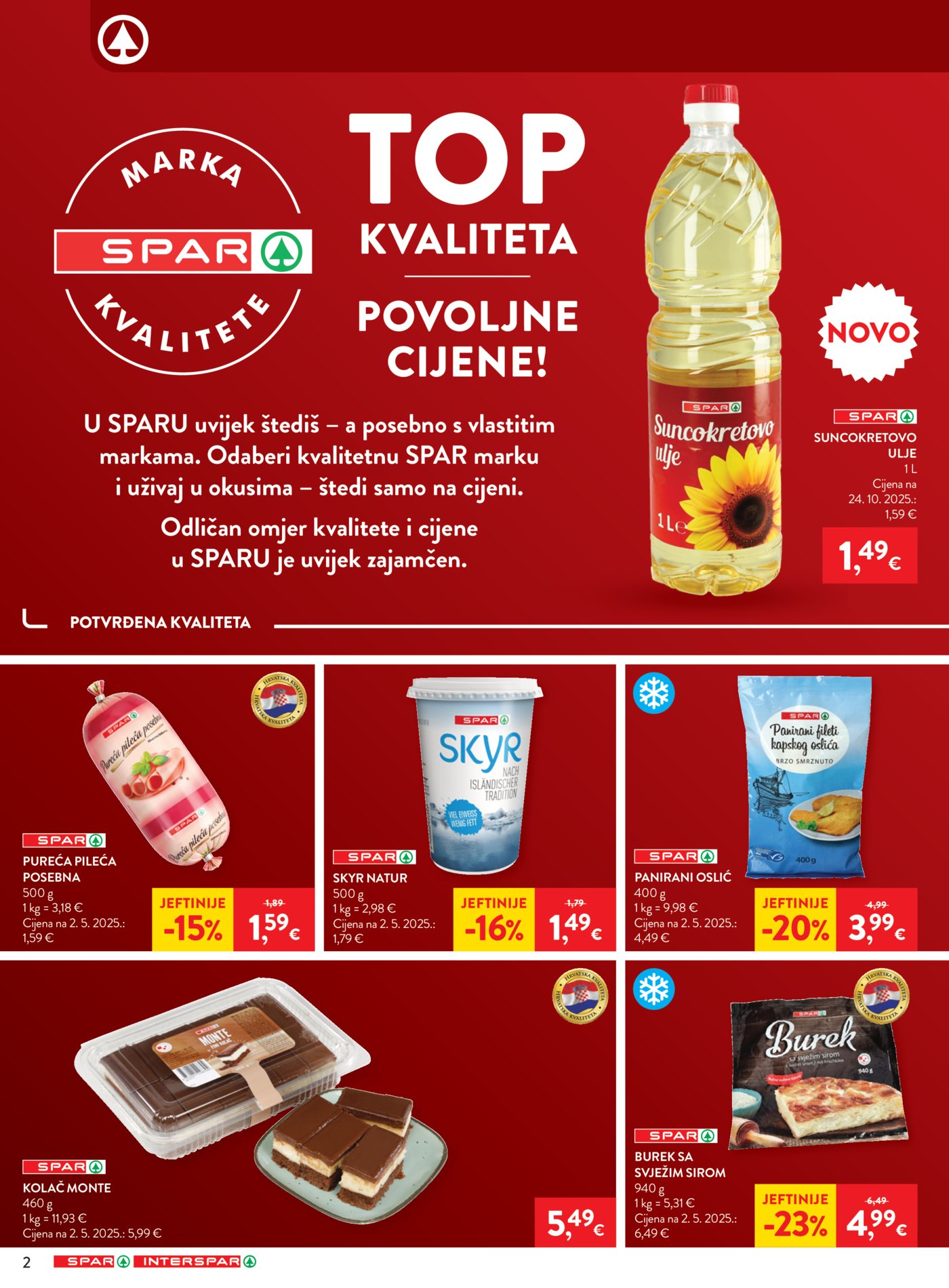 SPAR - INTERSPAR katalog Akcija 21.01. - 27.01.2026.
