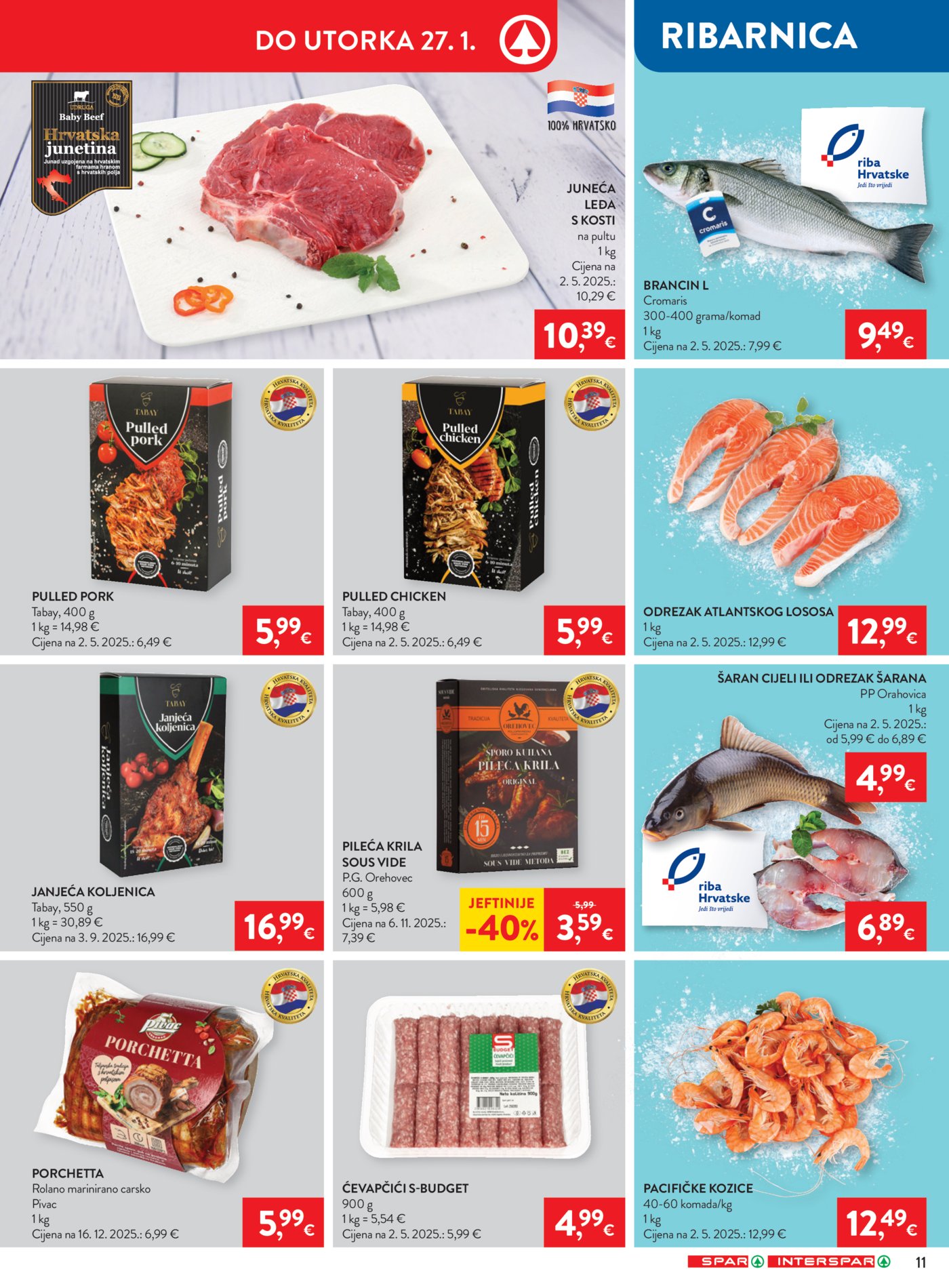 SPAR - INTERSPAR katalog Akcija 21.01. - 27.01.2026.