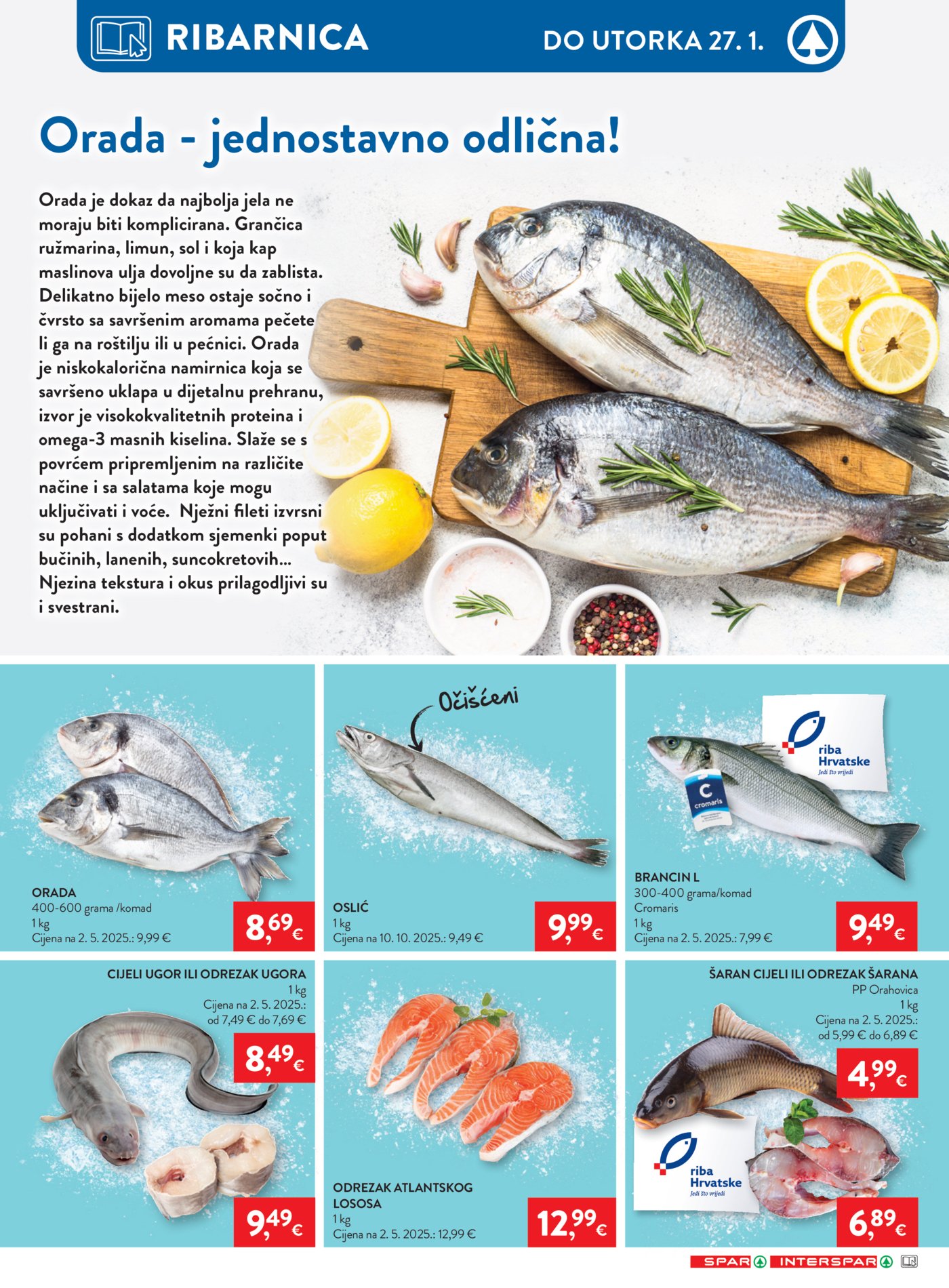 SPAR - INTERSPAR katalog Akcija 21.01. - 27.01.2026.