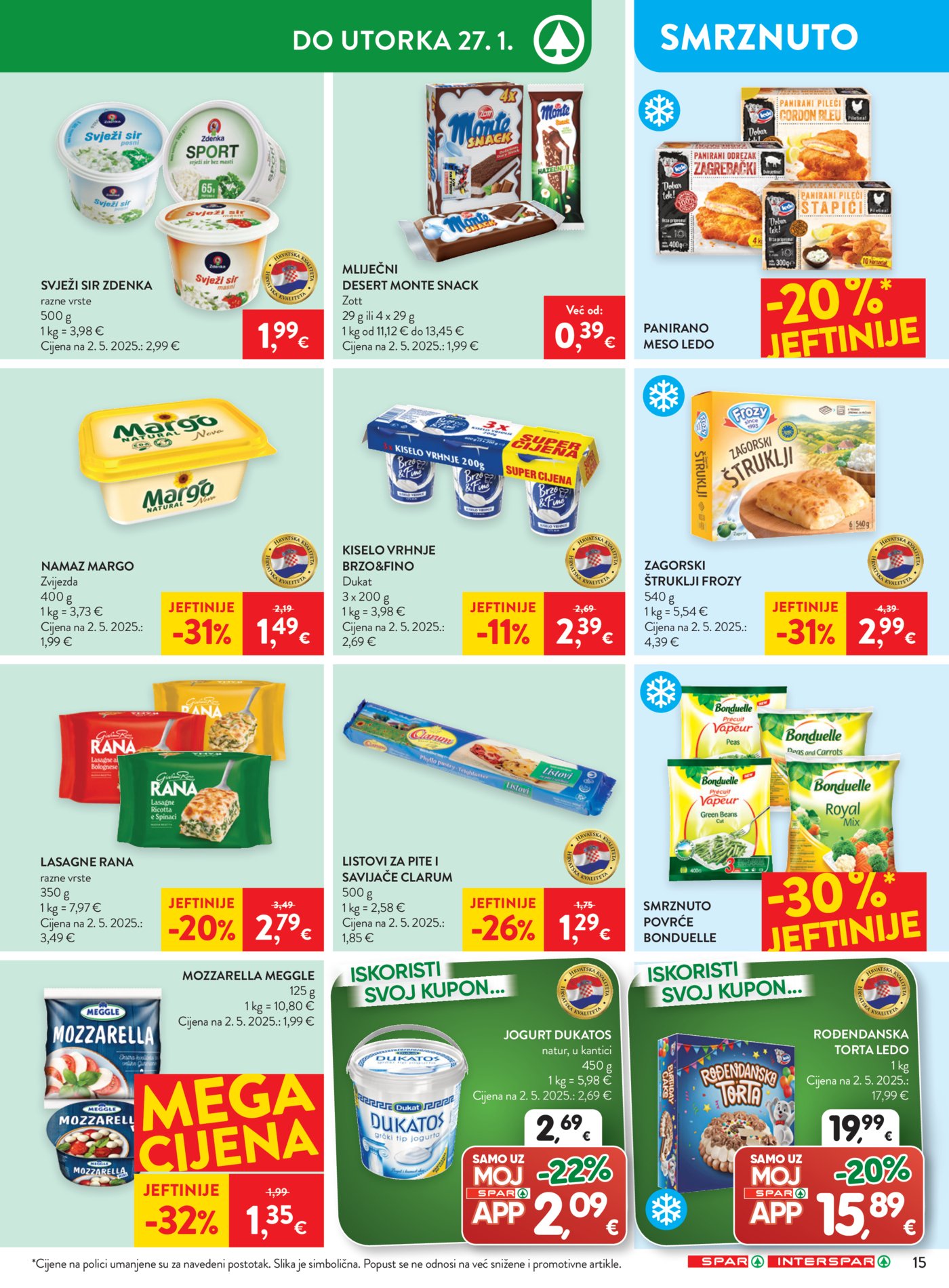 SPAR - INTERSPAR katalog Akcija 21.01. - 27.01.2026.