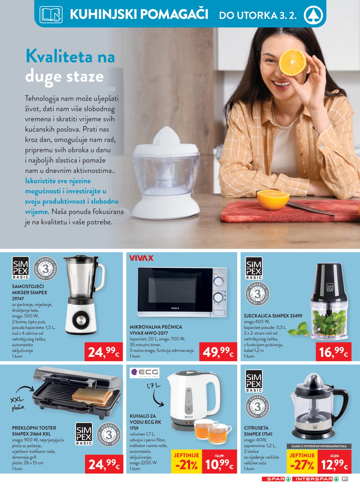 SPAR - INTERSPAR katalog Akcija 21.01. - 27.01.2026.