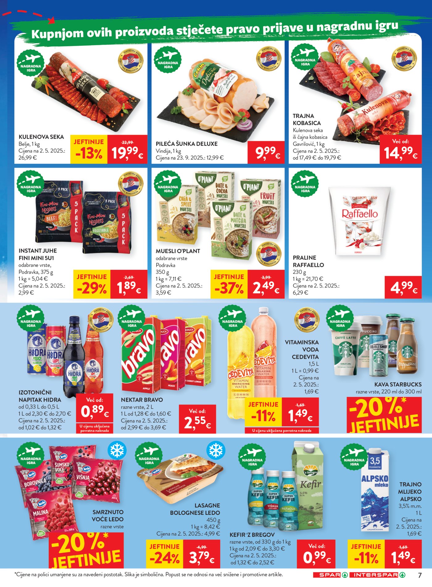 SPAR - INTERSPAR katalog Akcija 21.01. - 27.01.2026.