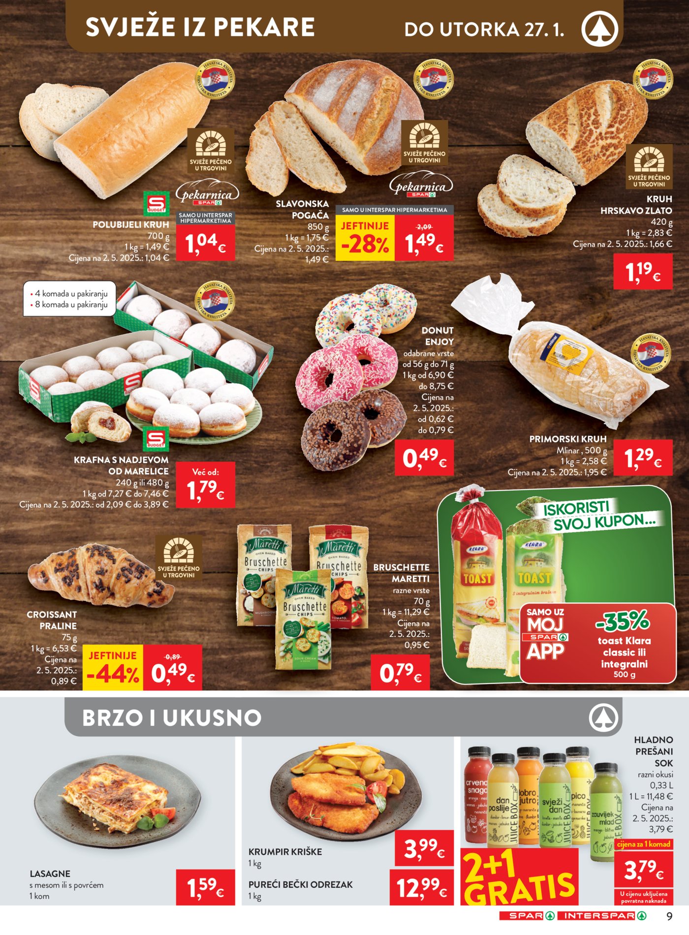 SPAR - INTERSPAR katalog Akcija 21.01. - 27.01.2026.