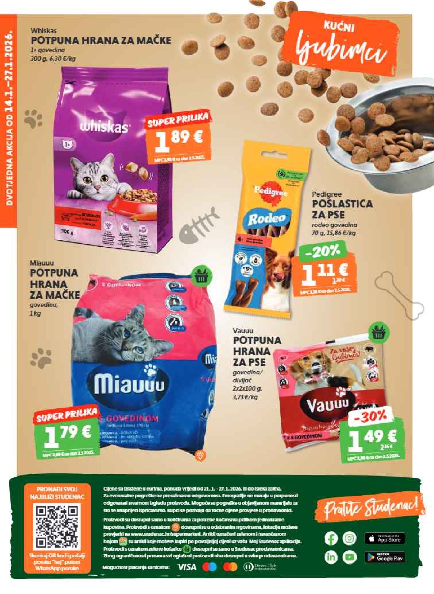Studenac katalog Tjedna Akcija 21.01.-27.01.2026.