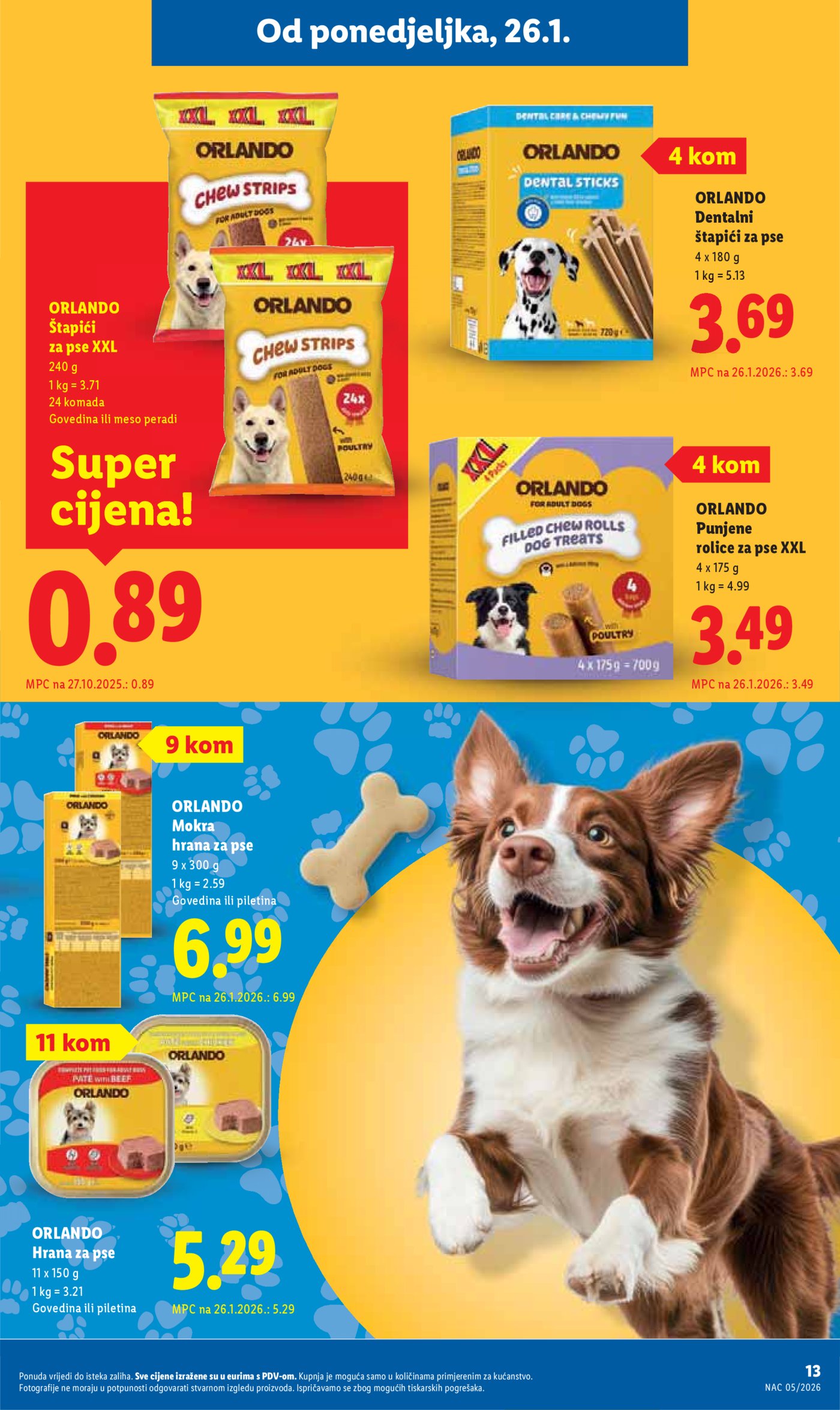 Lidl katalog Super ponuda od ponedjeljka 26.01. - 01.02.2026.