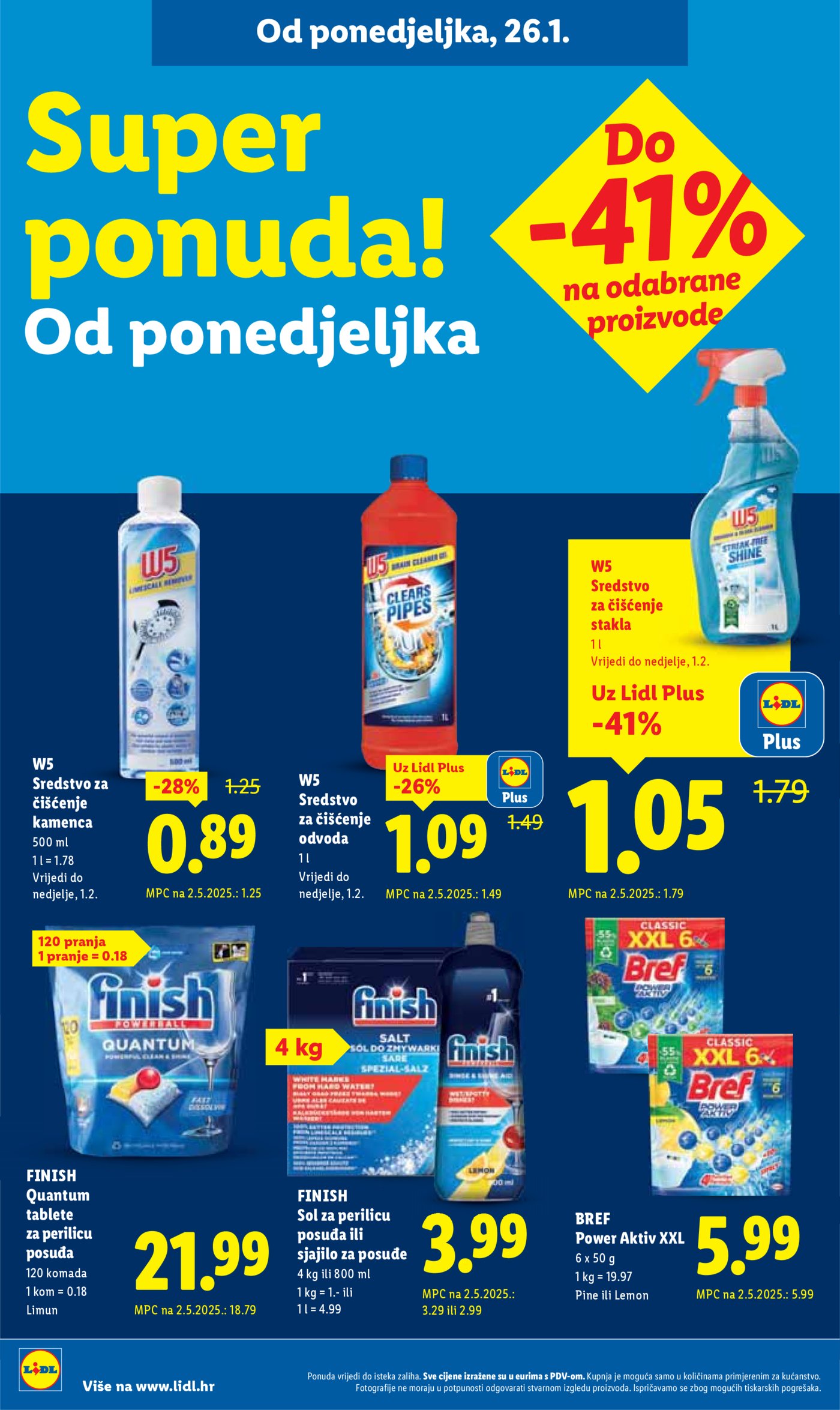 Lidl katalog Super ponuda od ponedjeljka 26.01. - 01.02.2026.