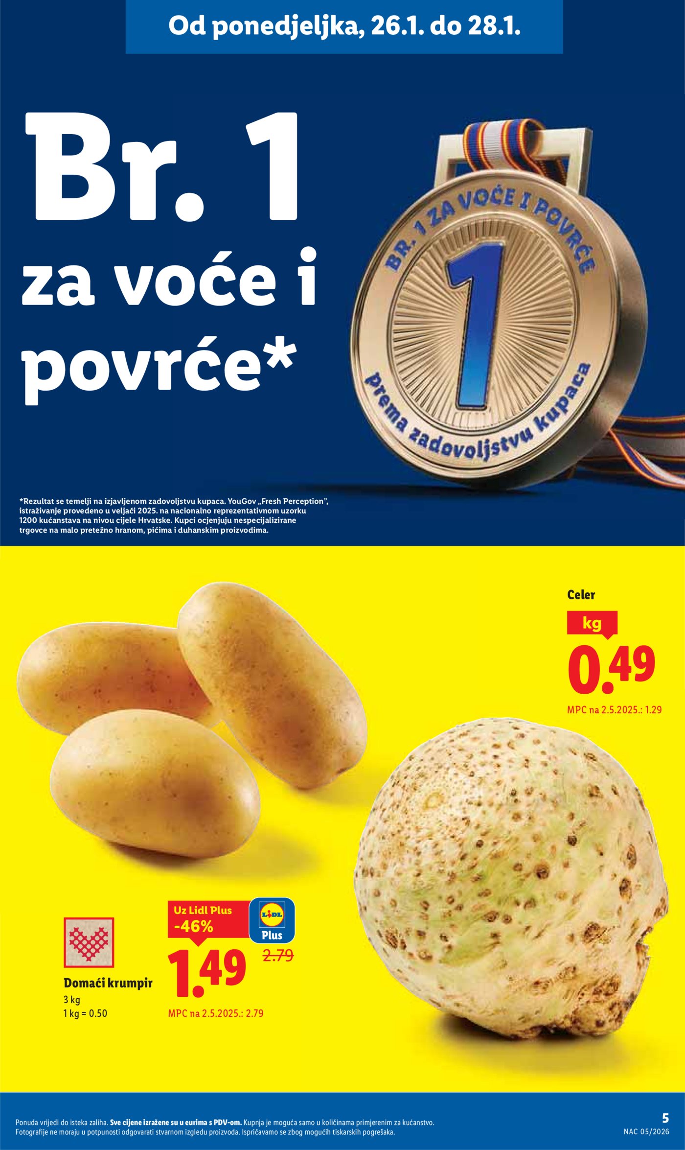Lidl katalog Super ponuda od ponedjeljka 26.01. - 01.02.2026.