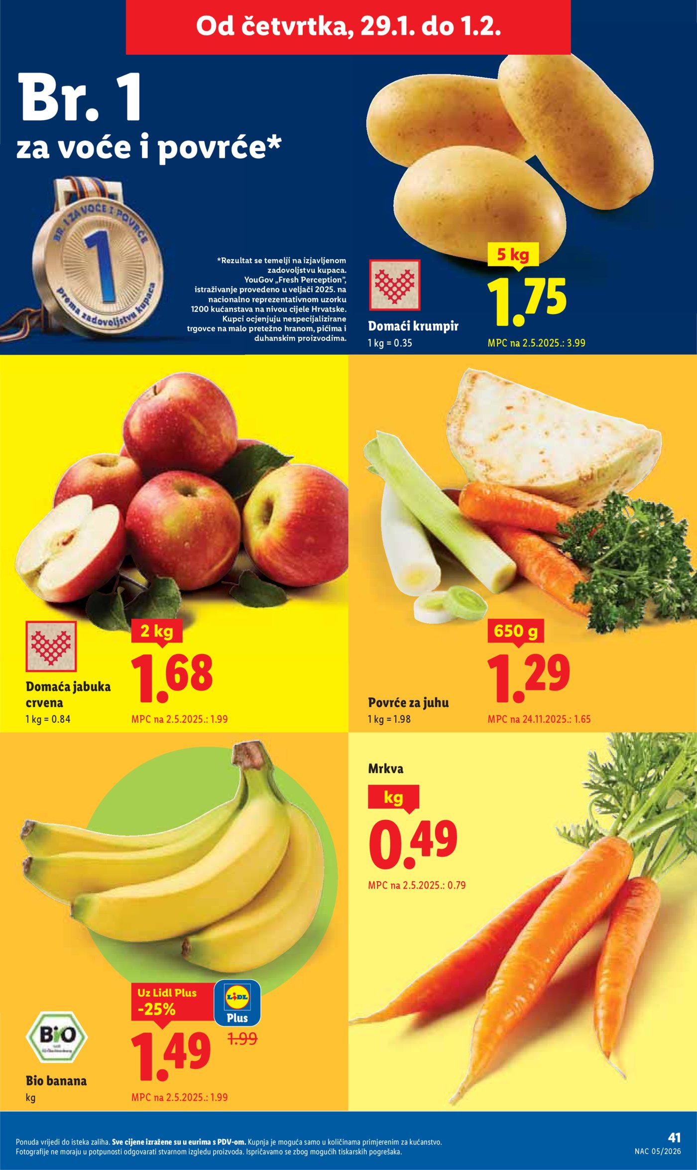 Lidl katalog Super ponuda od ponedjeljka 26.01. - 01.02.2026.