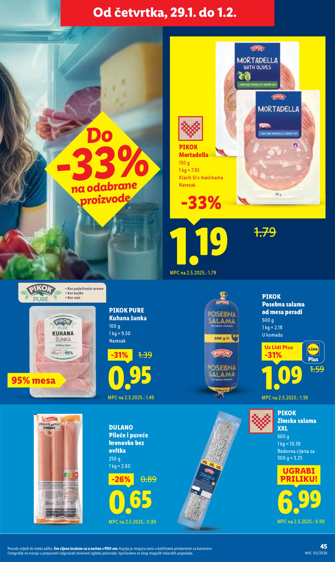 Lidl katalog Super ponuda od ponedjeljka 26.01. - 01.02.2026.