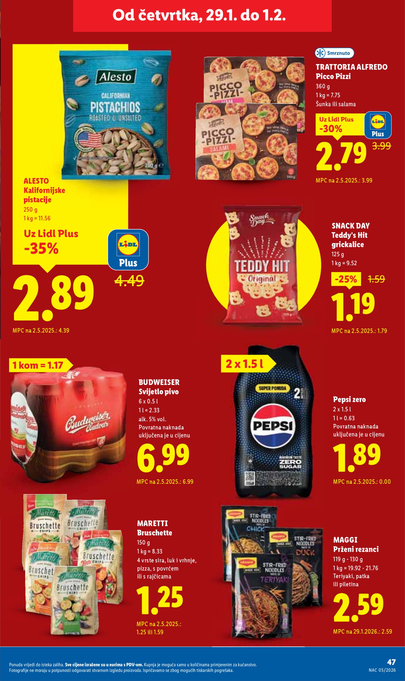 Lidl katalog Super ponuda od ponedjeljka 26.01. - 01.02.2026.