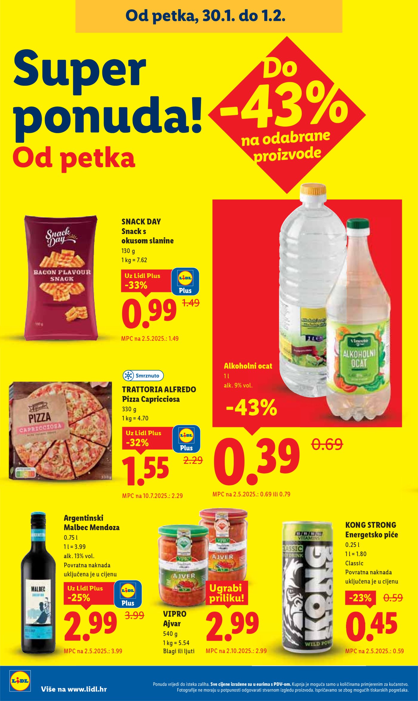 Lidl katalog Super ponuda od ponedjeljka 26.01. - 01.02.2026.