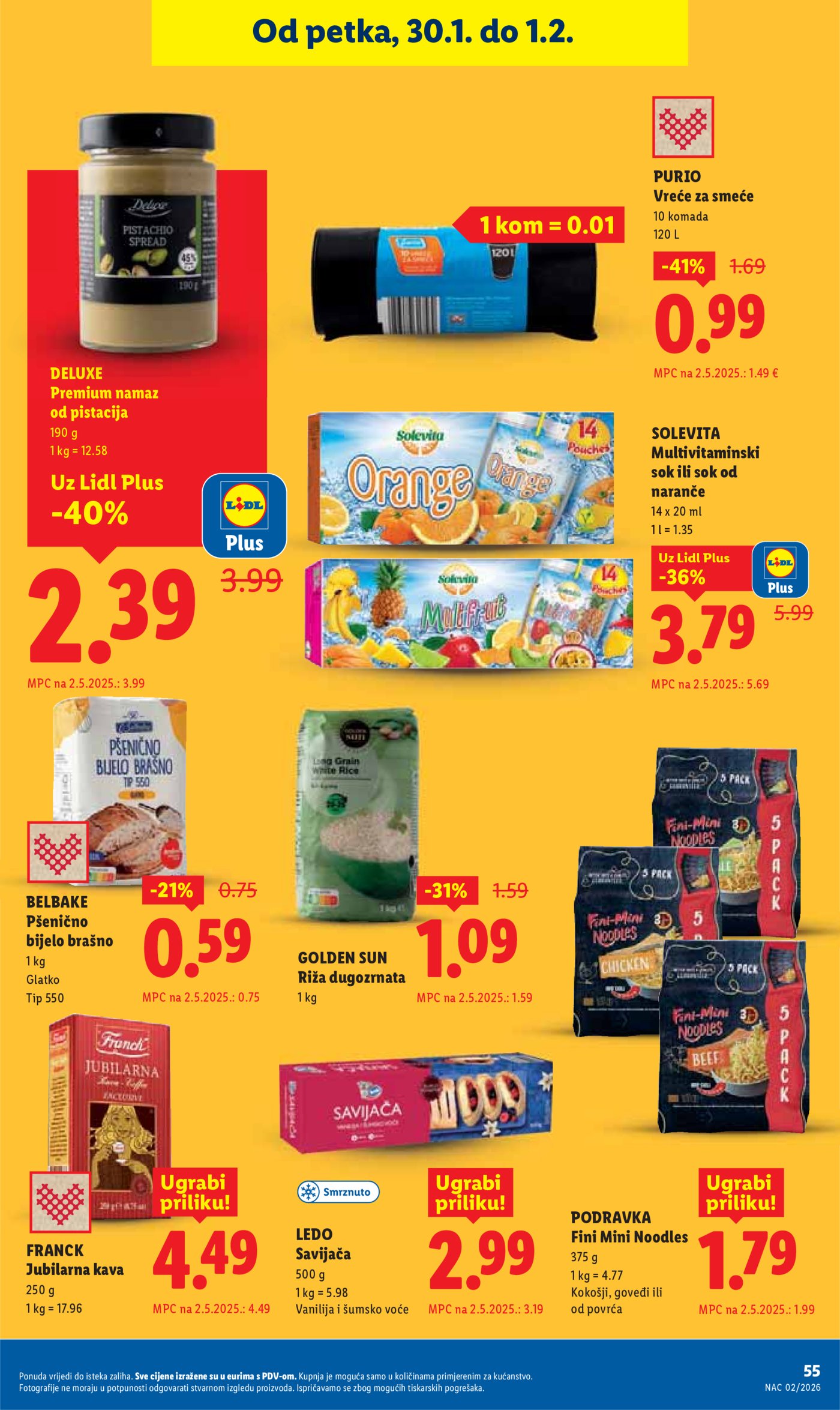 Lidl katalog Super ponuda od ponedjeljka 26.01. - 01.02.2026.