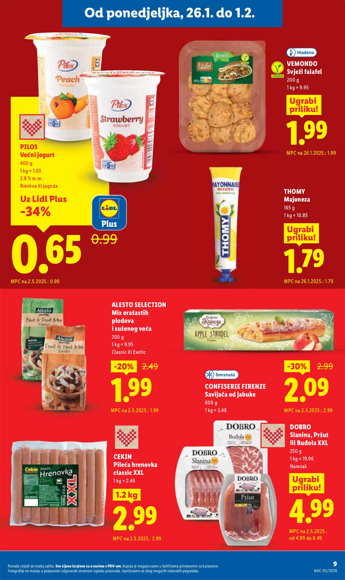 Lidl katalog Super ponuda od ponedjeljka 26.01. - 01.02.2026.
