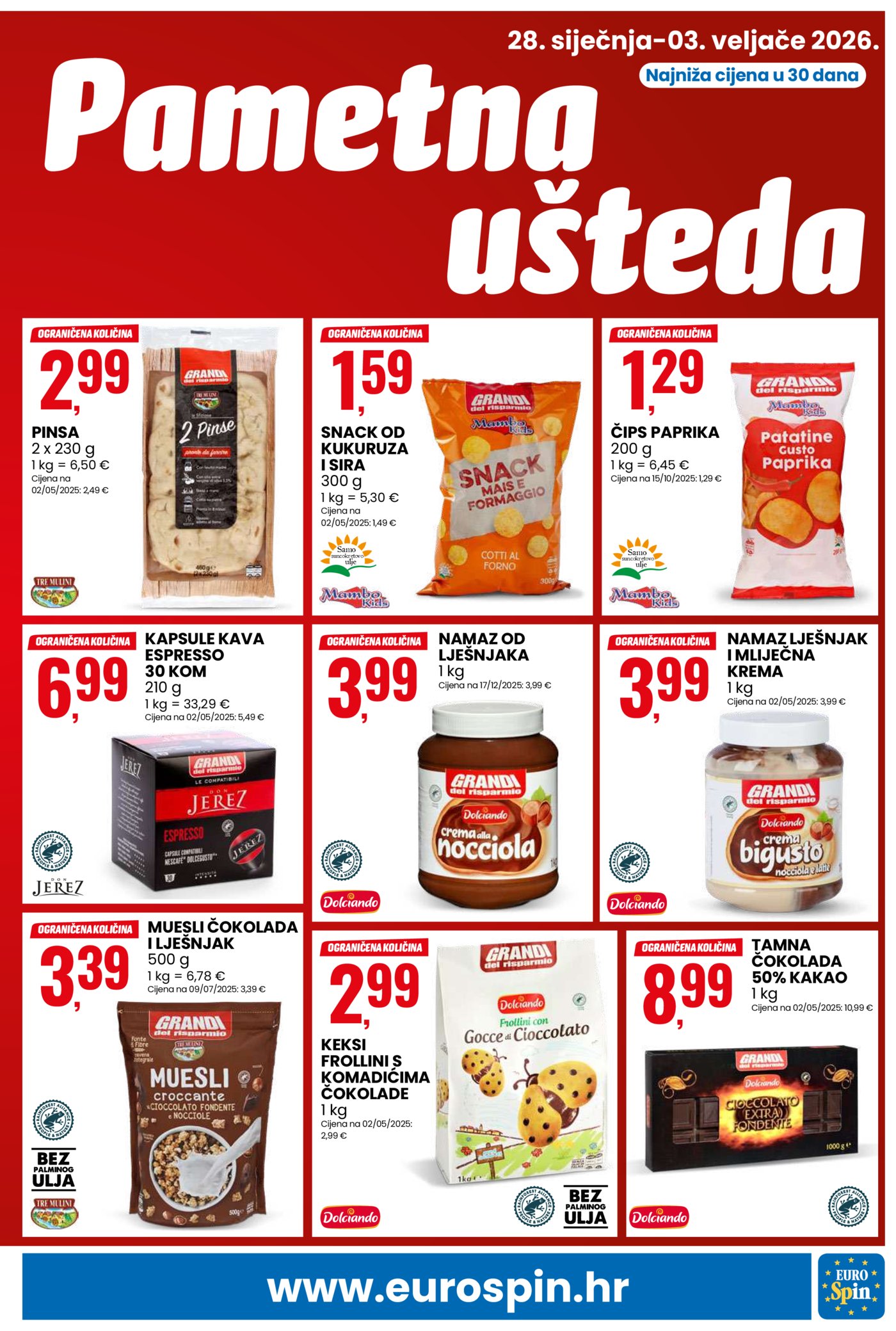 Eurospin katalog Akcija 28.01.-03.02.2026.