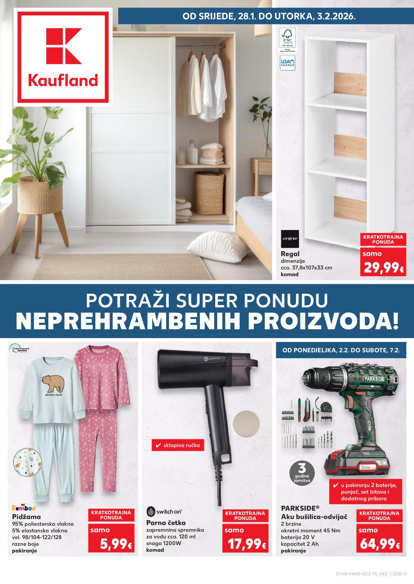 Kaufland katalog Neprehrana 28.01.-03.02.2026. Vg, Po, Ro, Vo, Vu, DS, Ma, Iv, Lučko