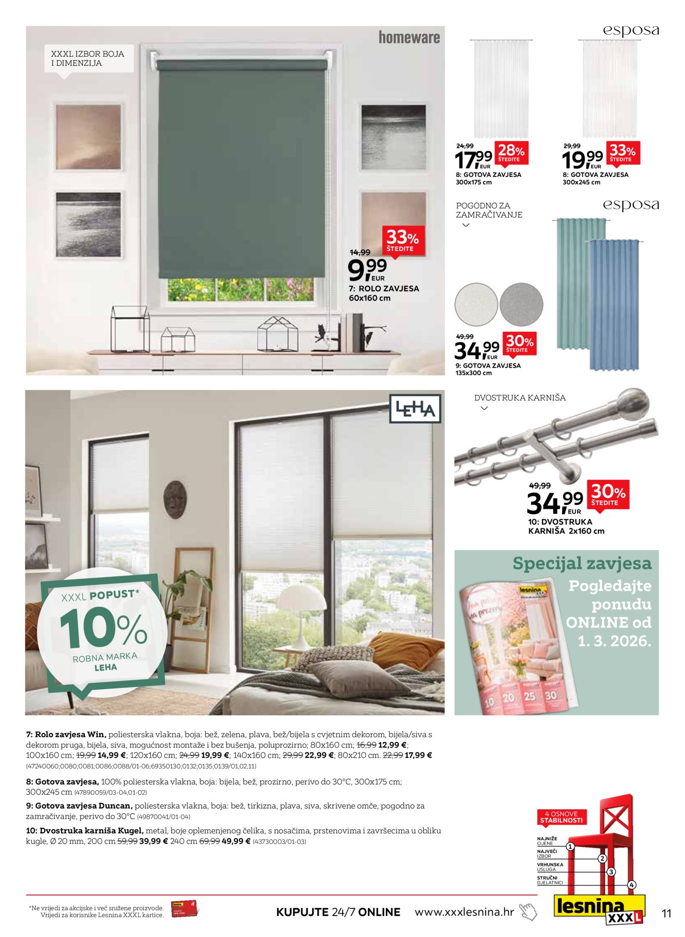 Lesnina katalog Elegancija na stolu 27.01.-19.02.2026.