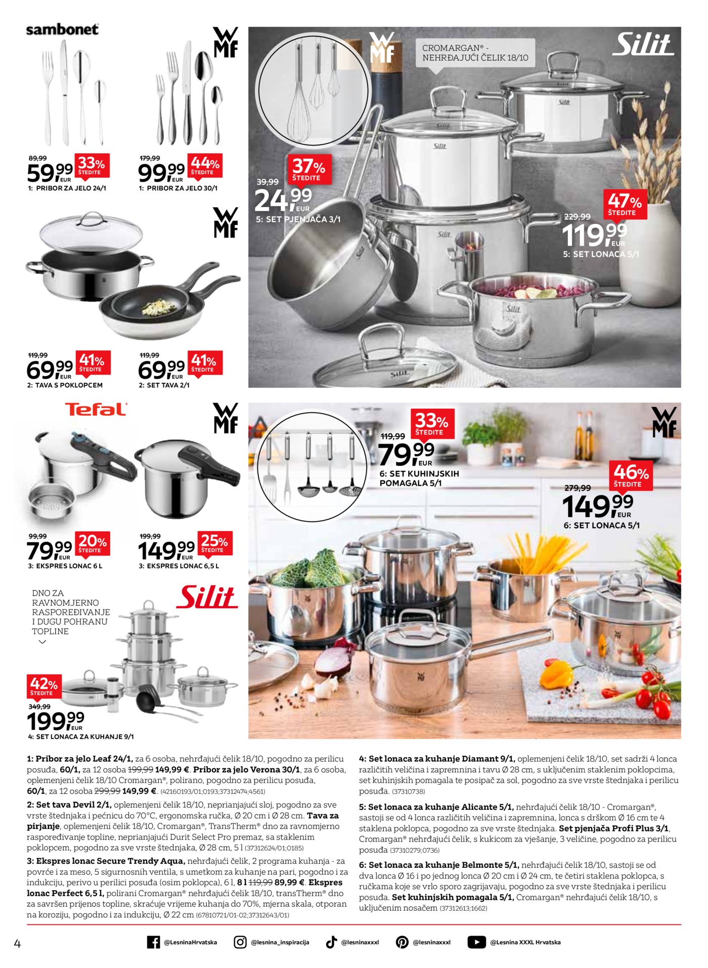 Lesnina katalog Elegancija na stolu 27.01.-19.02.2026.