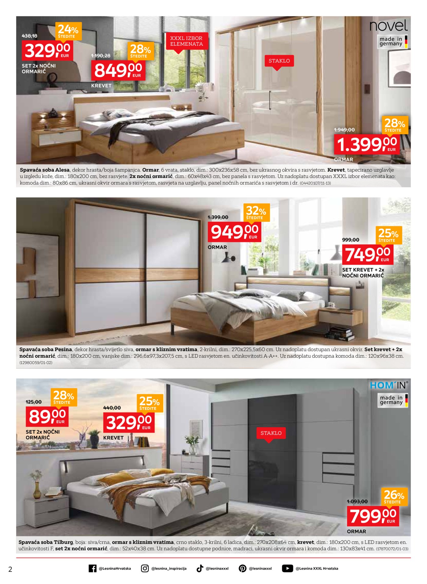 Lesnina katalog Za ugodne snove 27.01.-19.02.2026.