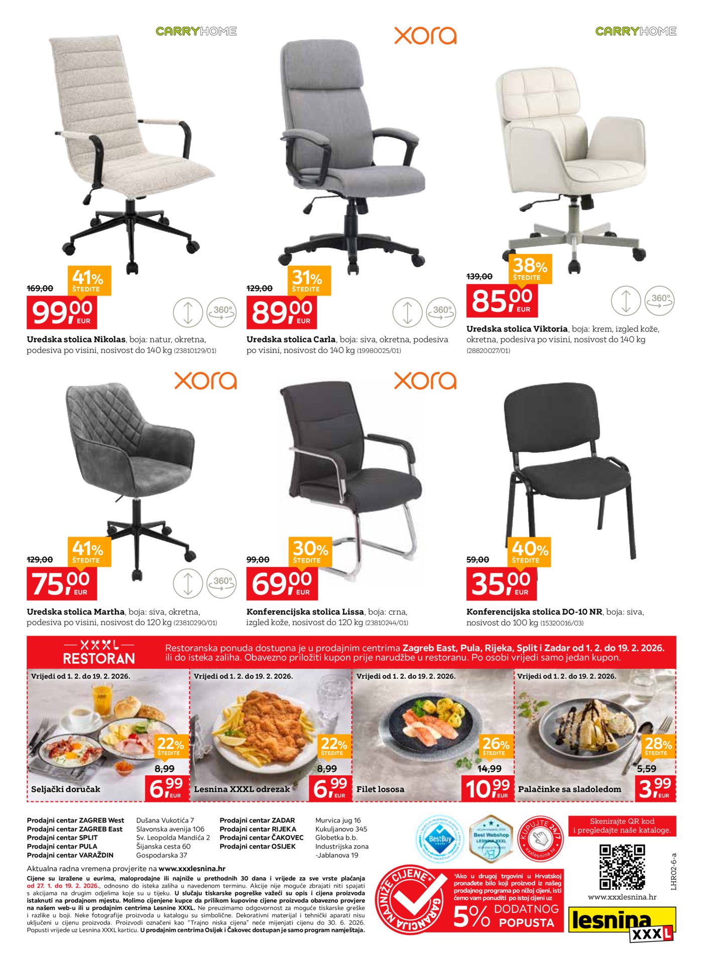 Lesnina katalog Za ugodne snove 27.01.-19.02.2026.