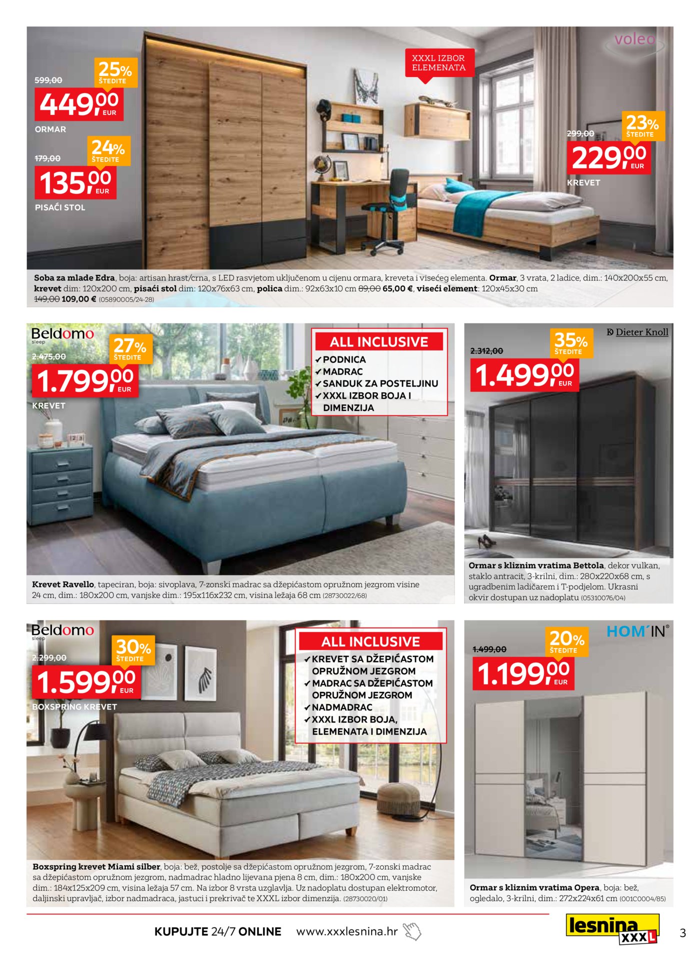 Lesnina katalog Za ugodne snove 27.01.-19.02.2026.