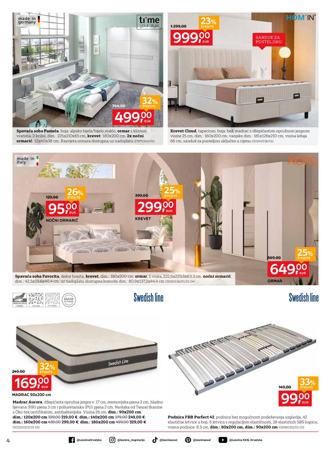 Lesnina katalog Za ugodne snove 27.01.-19.02.2026.