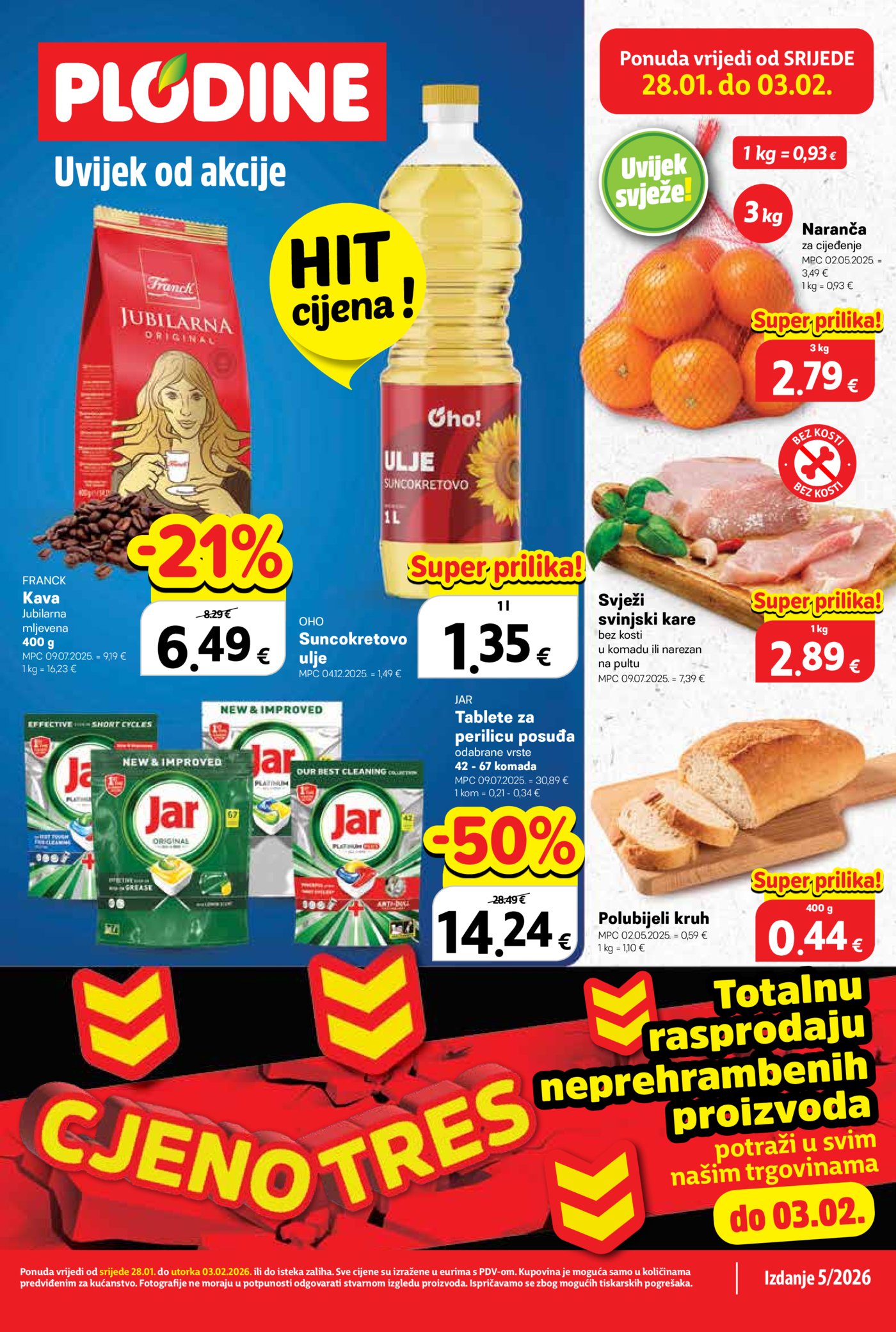Plodine katalog Akcija 28.01.-03.02.2026.