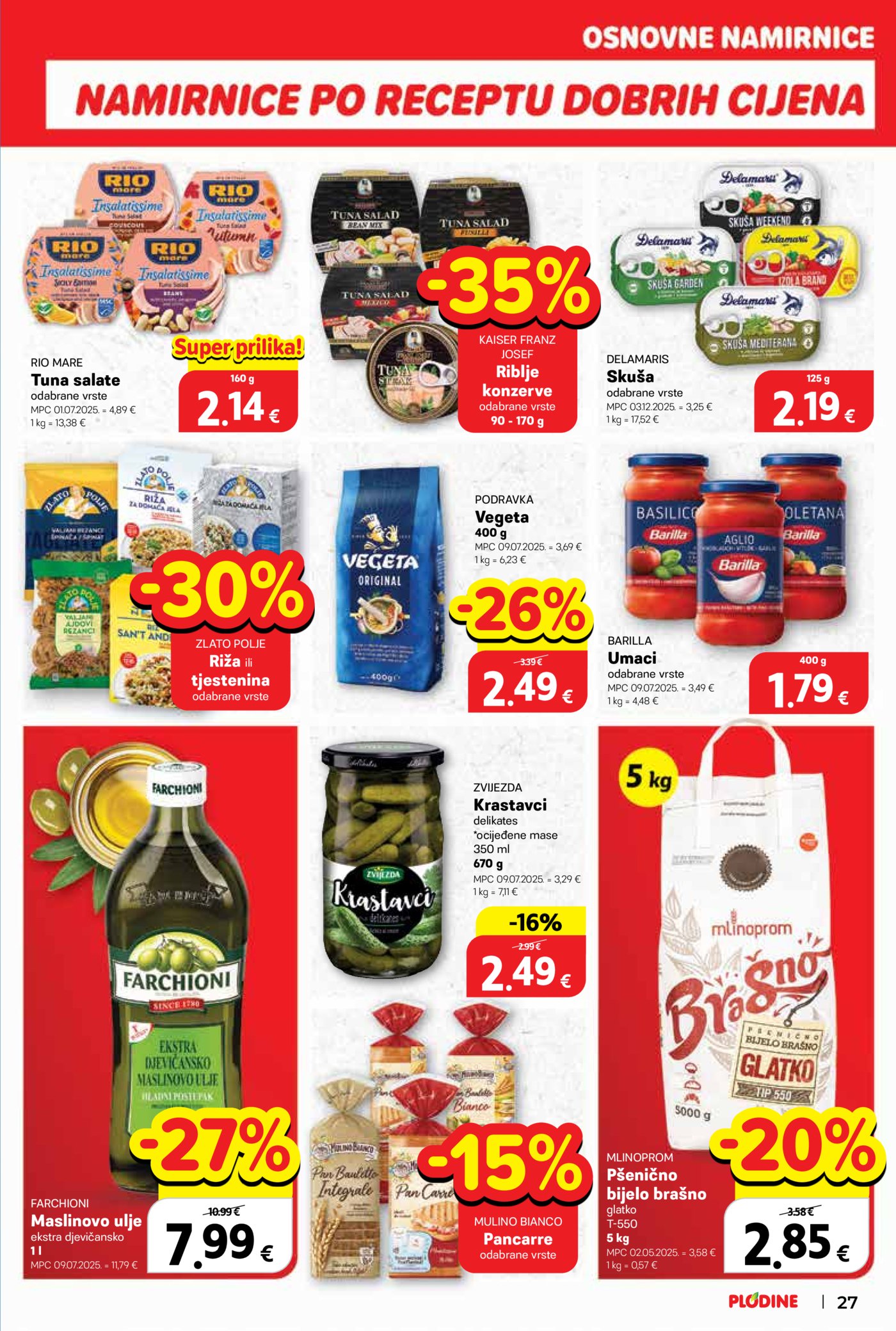 Plodine katalog Akcija 28.01.-03.02.2026.