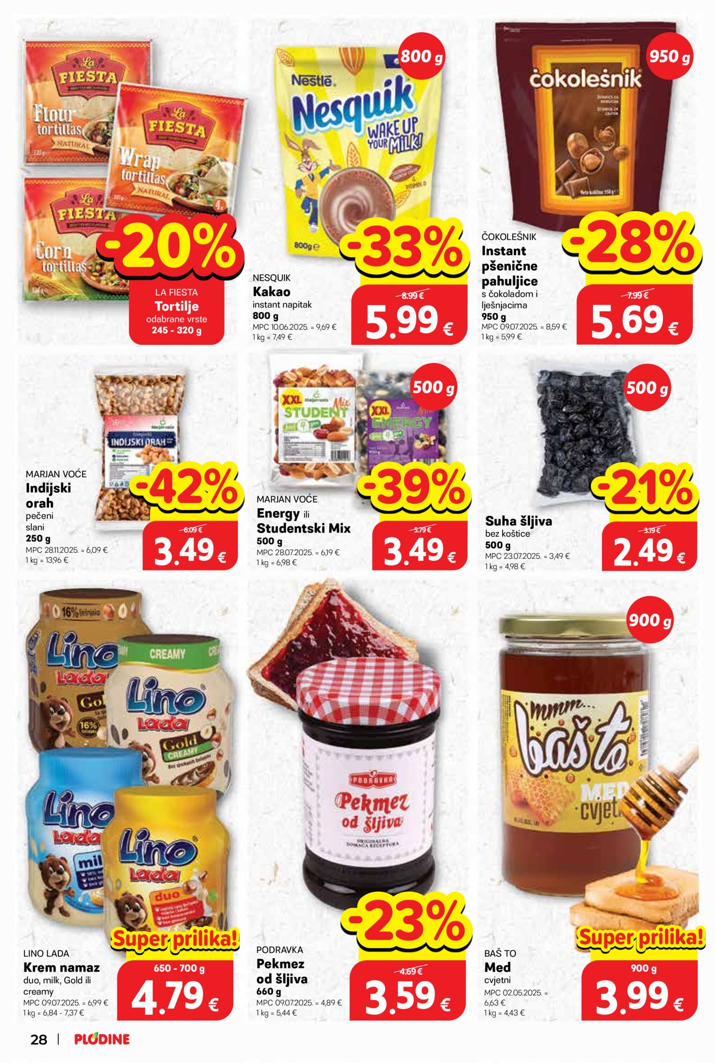 Plodine katalog Akcija 28.01.-03.02.2026.