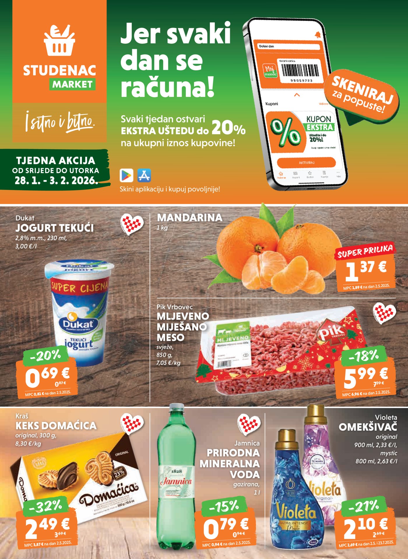 Studenac katalog Tjedna akcija 28.1.-3.2.2026.