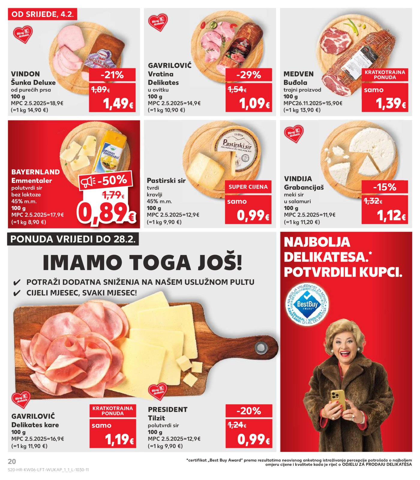 Kaufland katalog Akcija 04.02.-10.02.2026. Odabrane poslovnice
