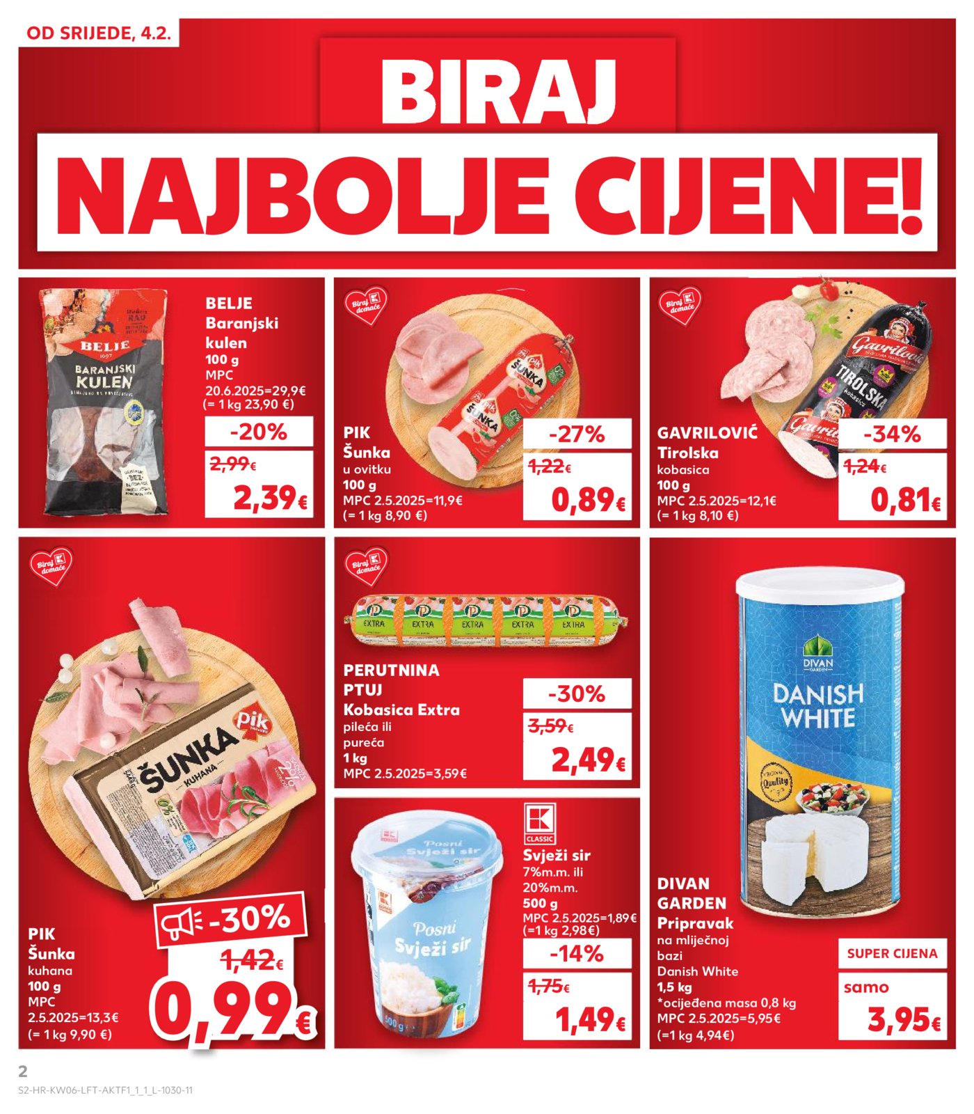 Kaufland katalog Akcija 04.02.-10.02.2026. VG, Po, Ro, Vo, Vu, DS, Ma, Iv, Lučko