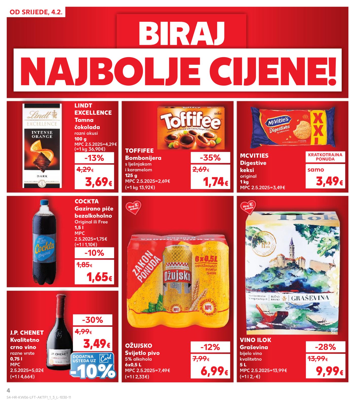 Kaufland katalog Akcija 04.02.-10.02.2026. VG, Po, Ro, Vo, Vu, DS, Ma, Iv, Lučko
