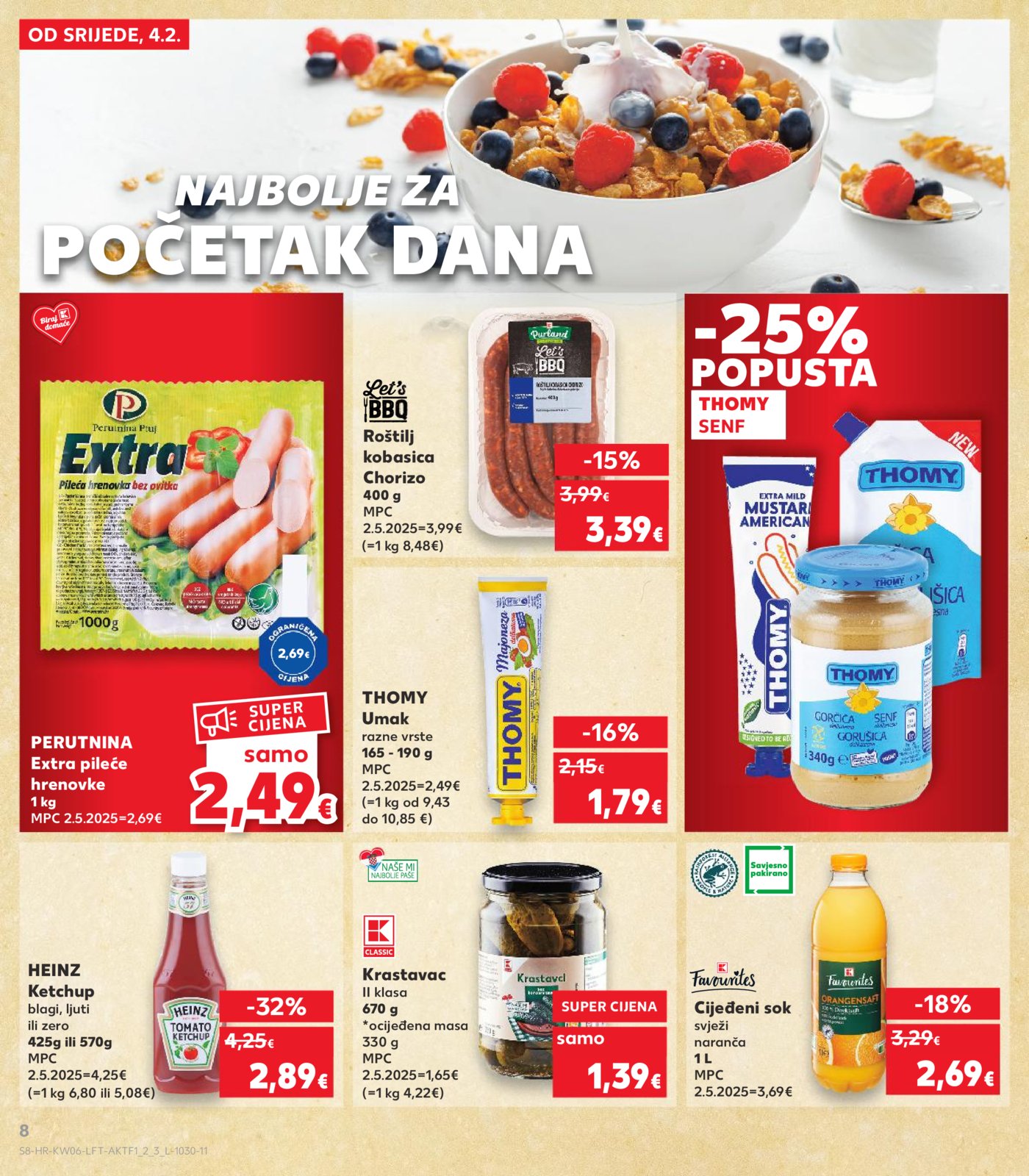 Kaufland katalog Akcija 04.02.-10.02.2026. VG, Po, Ro, Vo, Vu, DS, Ma, Iv, Lučko