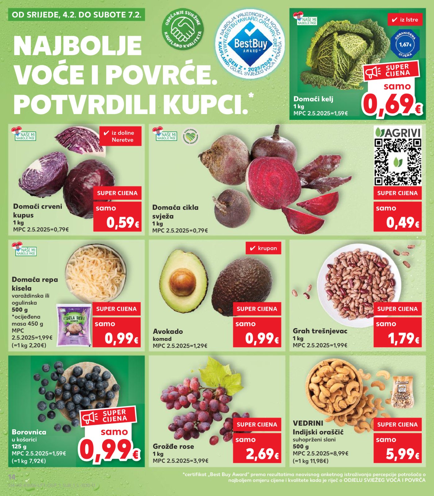 Kaufland katalog Akcija 04.02.-10.02.2026. VG, Po, Ro, Vo, Vu, DS, Ma, Iv, Lučko