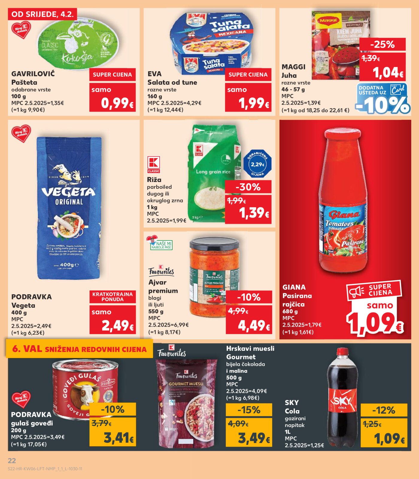 Kaufland katalog Akcija 04.02.-10.02.2026. VG, Po, Ro, Vo, Vu, DS, Ma, Iv, Lučko