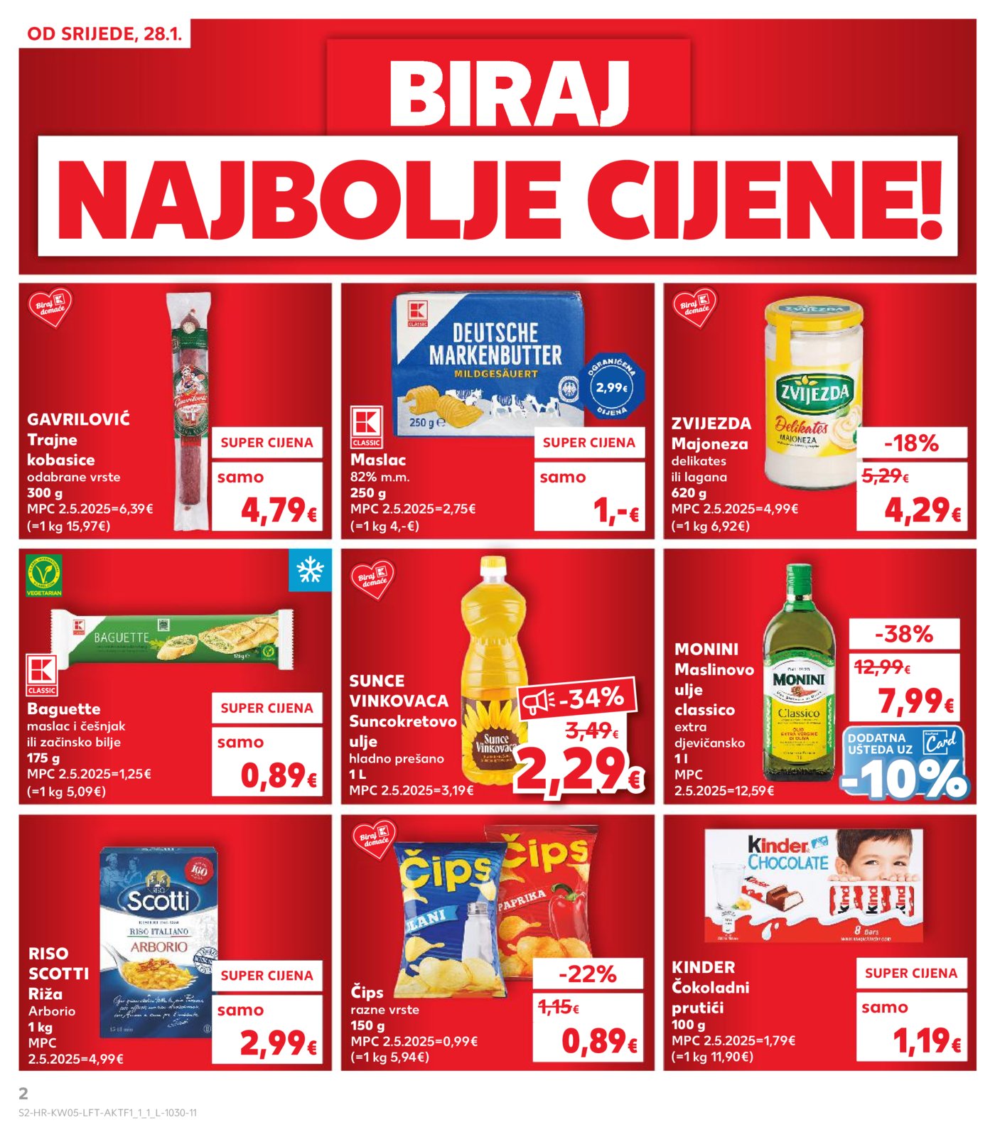 Kaufland katalog Akcija 28.01.-03.02.2026. Odabrane poslovnice