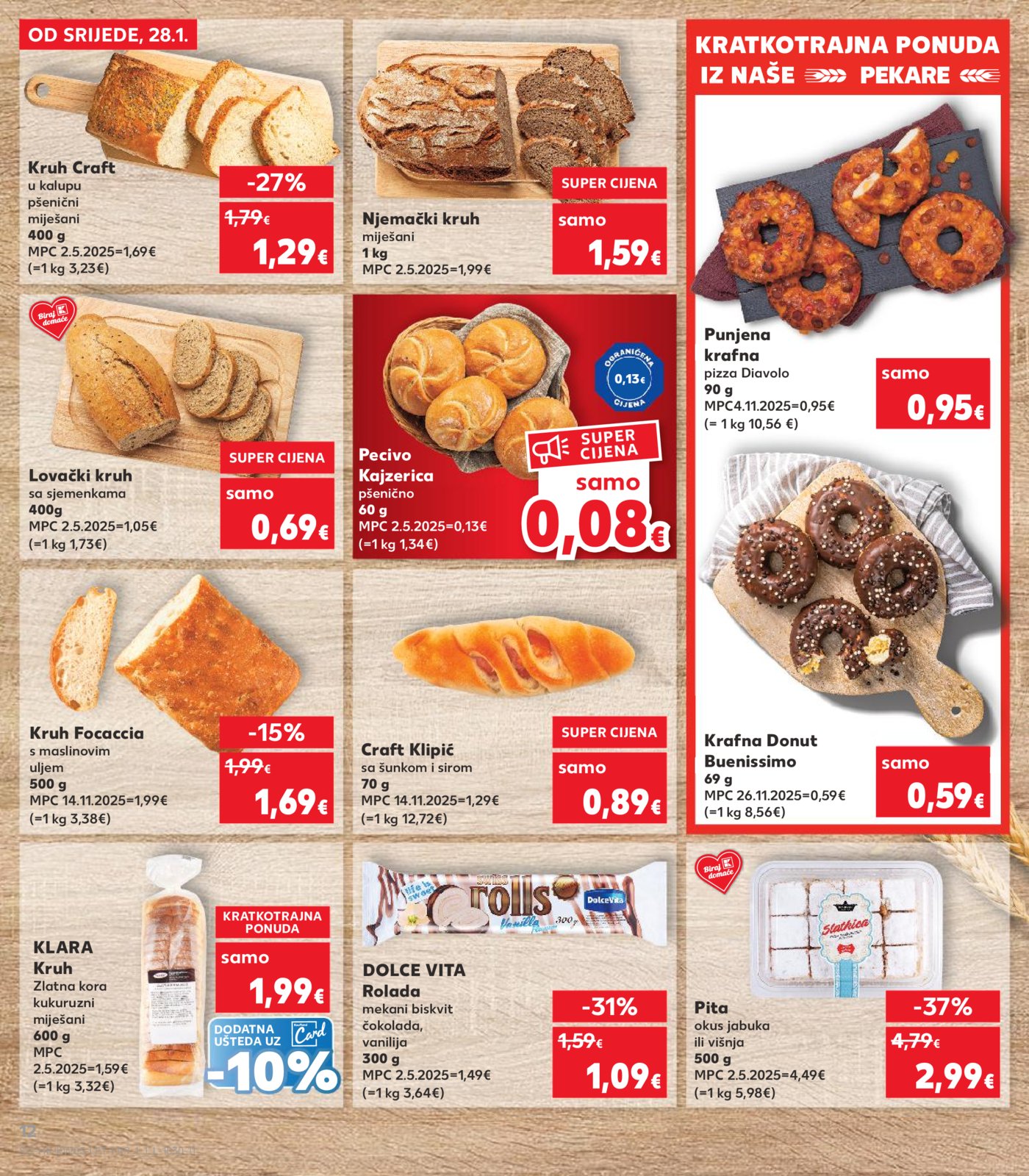 Kaufland katalog Akcija 28.01.-03.02.2026. Odabrane poslovnice