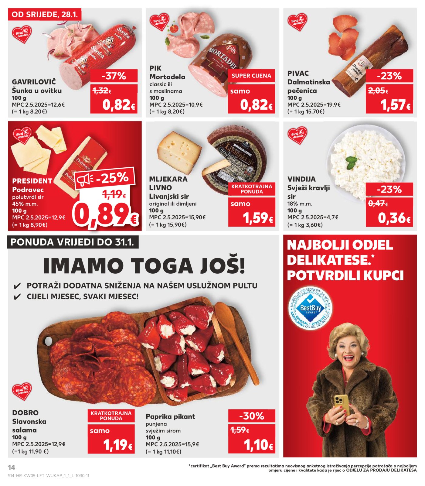 Kaufland katalog Akcija 28.01.-03.02.2026. Odabrane poslovnice