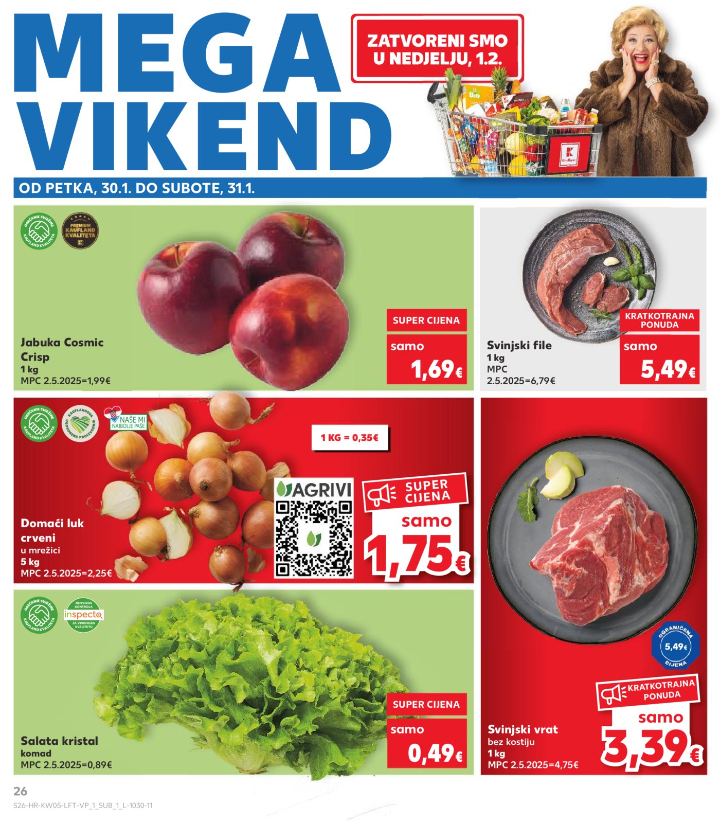 Kaufland katalog Akcija 28.01.-03.02.2026. Odabrane poslovnice