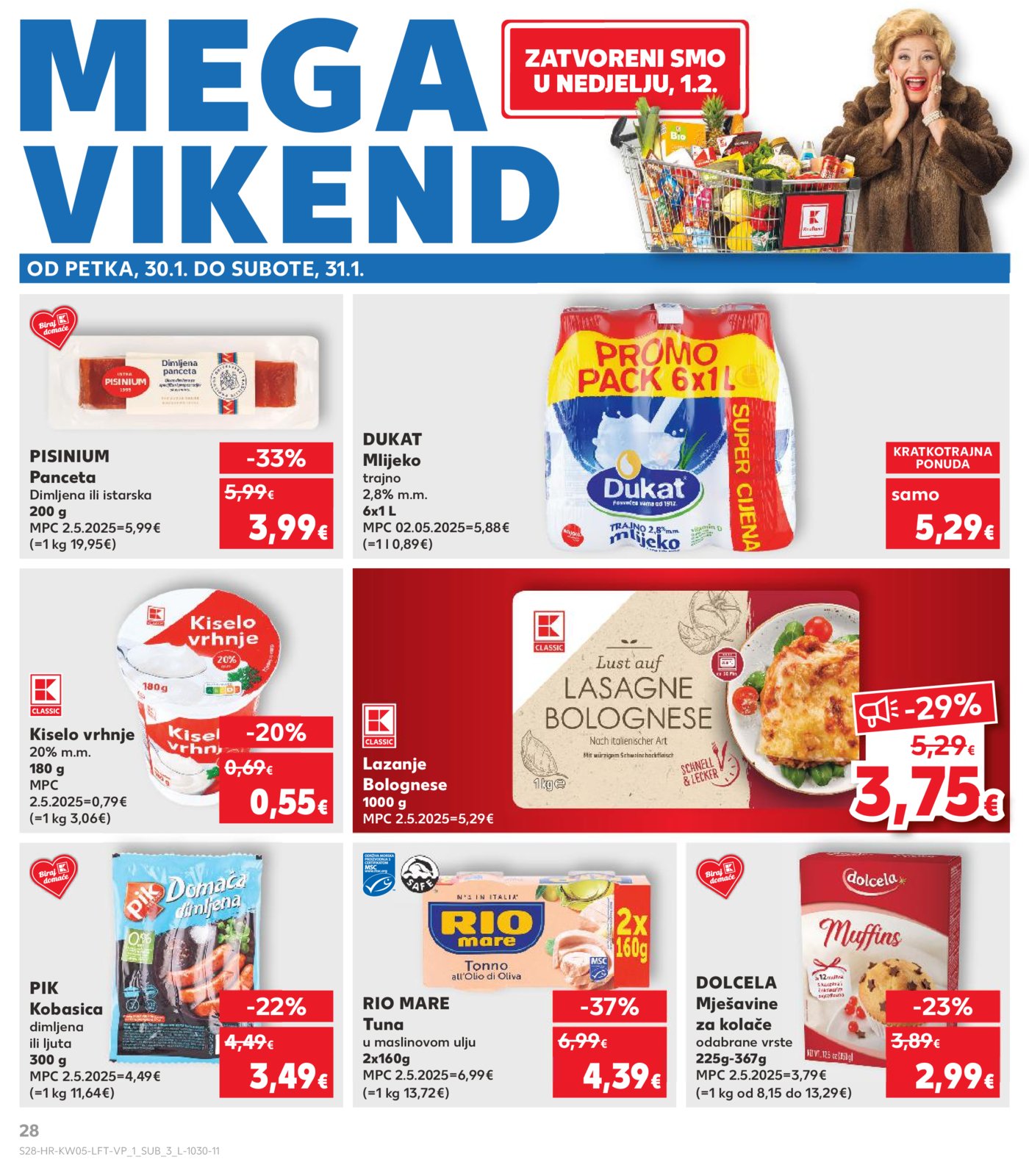 Kaufland katalog Akcija 28.01.-03.02.2026. Odabrane poslovnice
