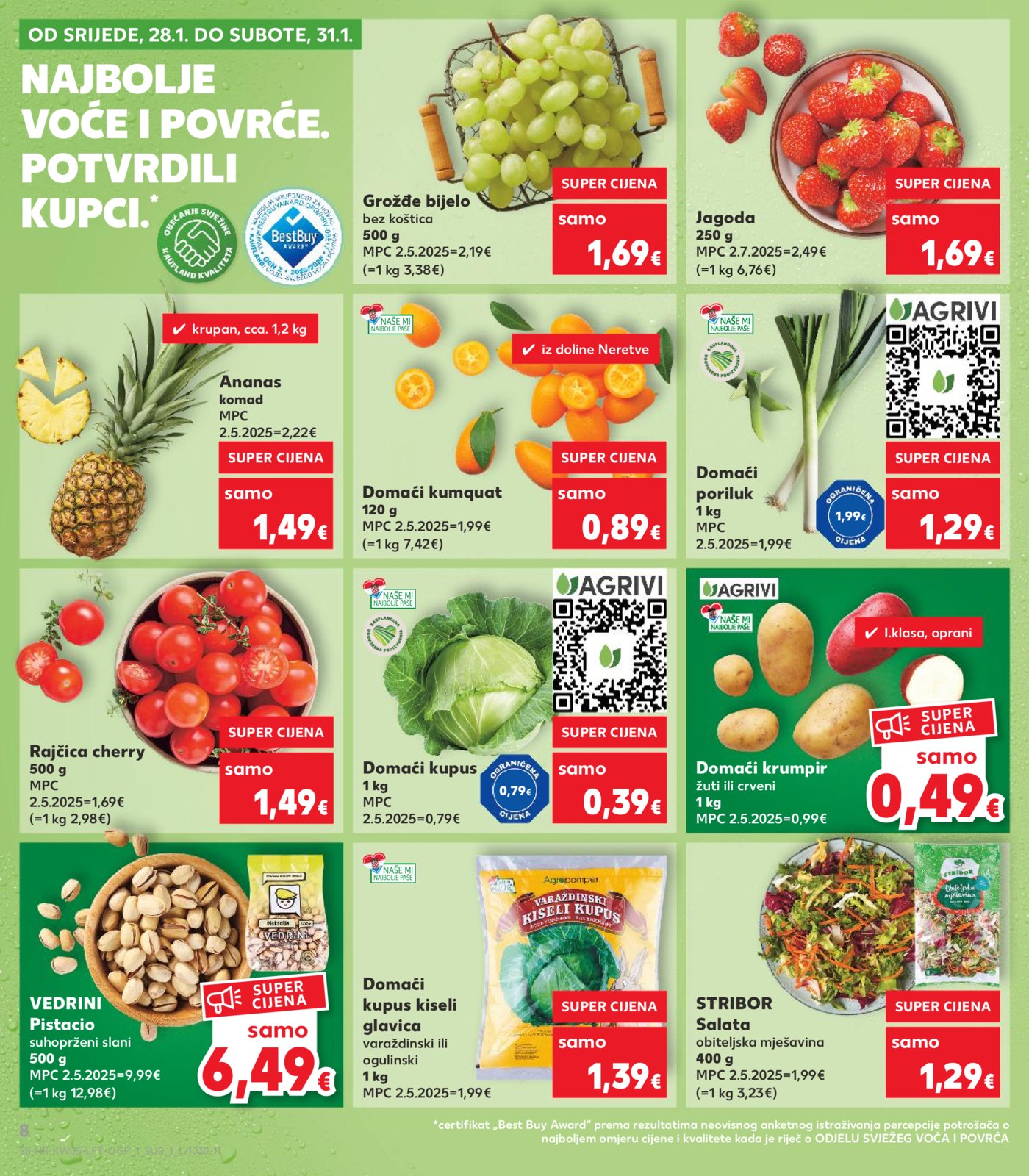 Kaufland katalog Akcija 28.01.-03.02.2026. Odabrane poslovnice
