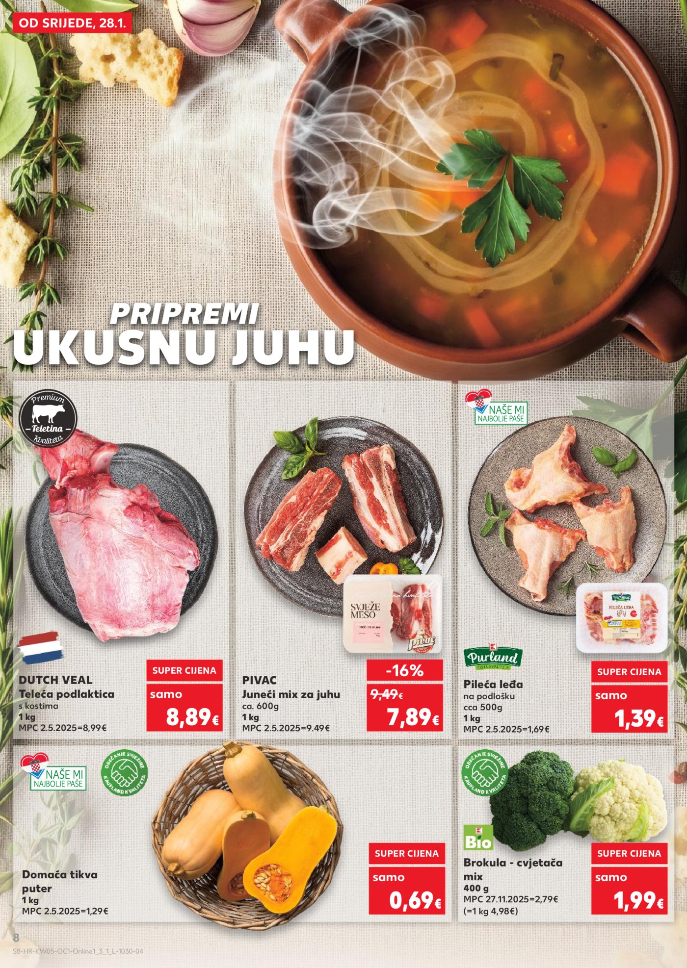 Kaufland katalog Kaufland marke 28.01.-03.02.2026. Odabrane poslovnice