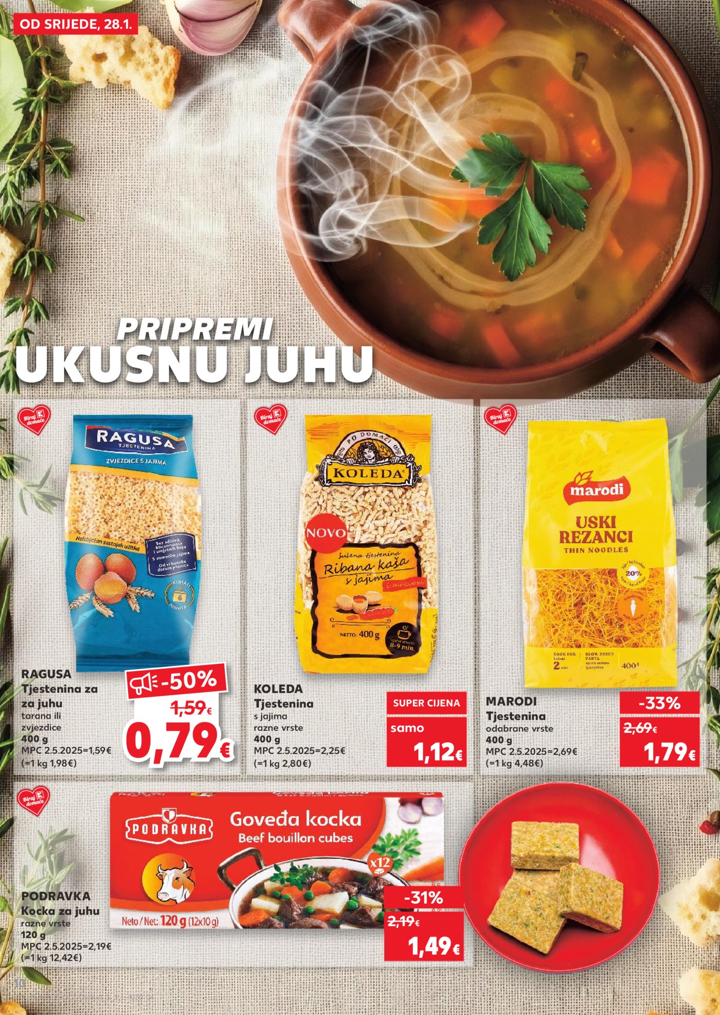 Kaufland katalog Kaufland marke 28.01.-03.02.2026. Odabrane poslovnice