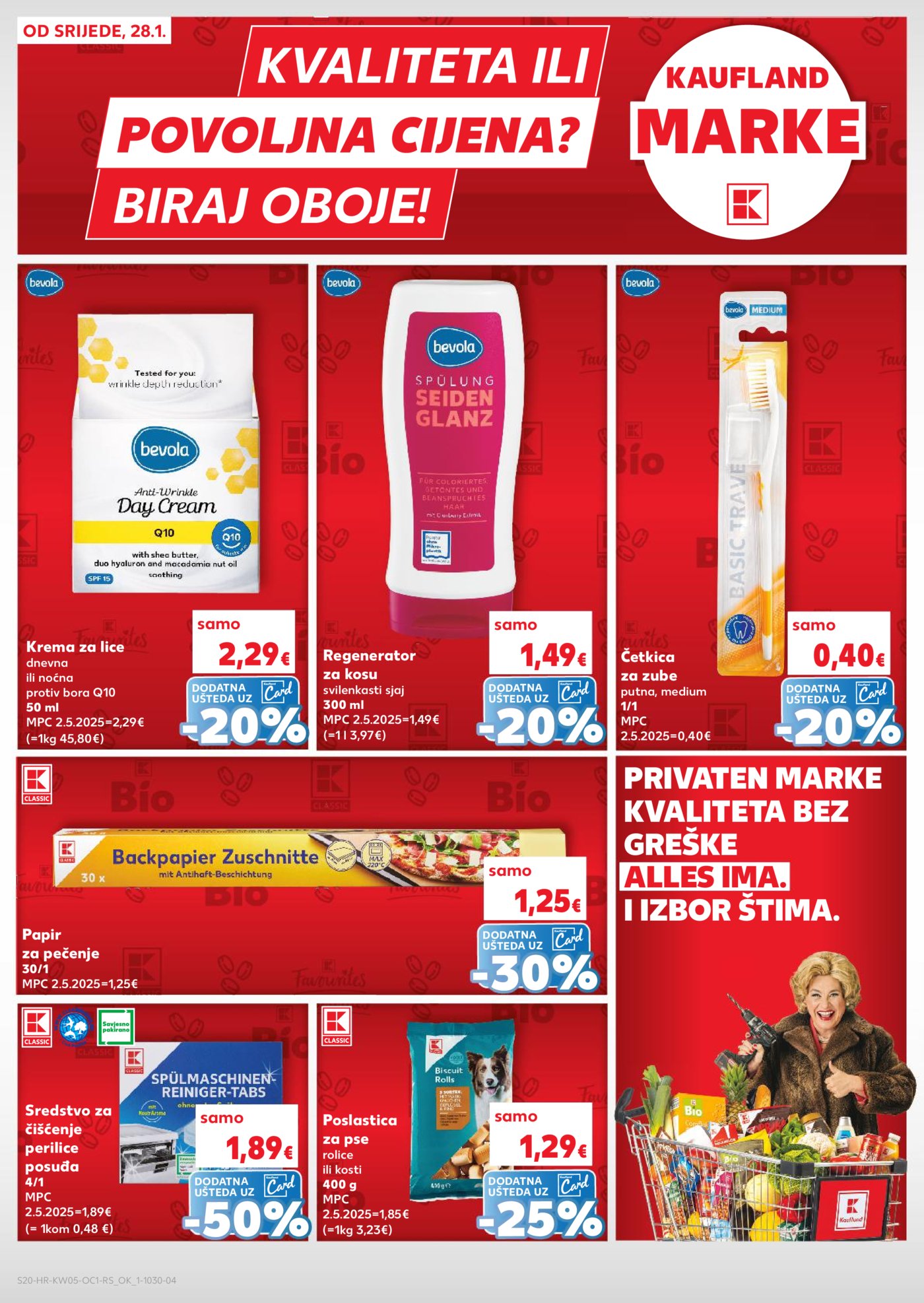 Kaufland katalog Kaufland marke 28.01.-03.02.2026. Odabrane poslovnice