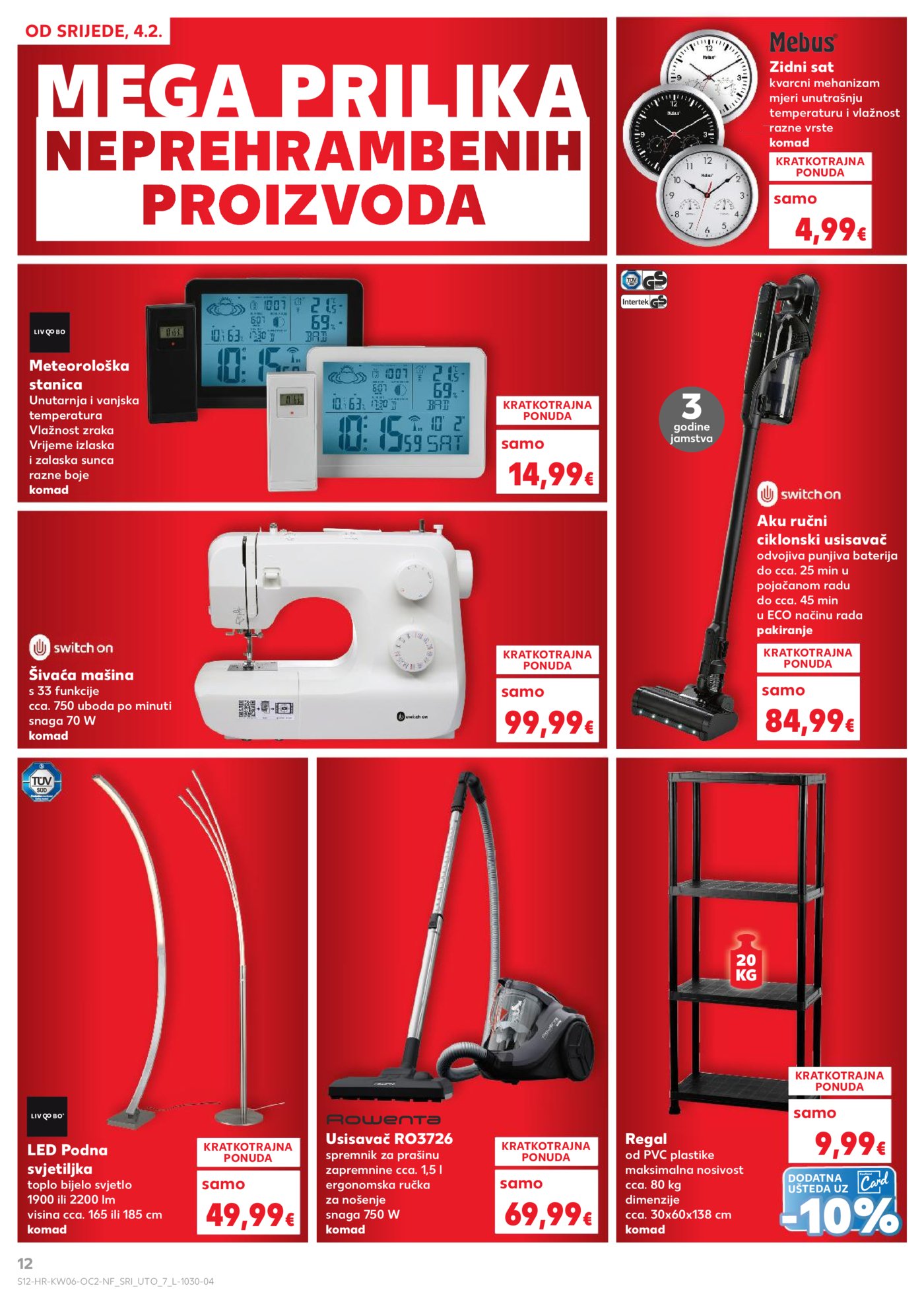 Kaufland katalog Neprehrambenih proizvoda 04.02.-10.02.2026. VG, Po, Ro, Vo, Vu, DS, Ma, Iv, Lučko