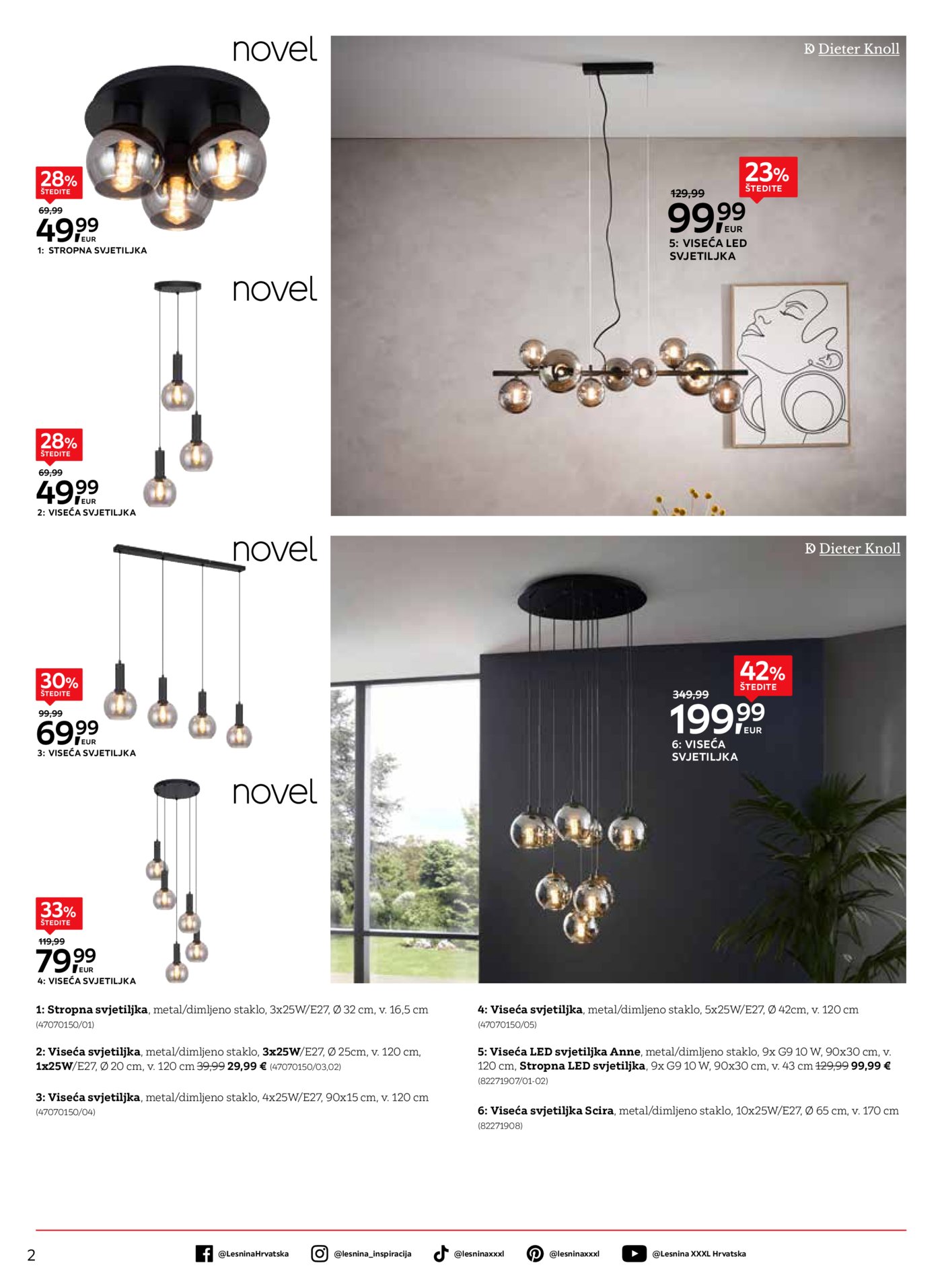 Lesnina katalog moderna rješenja rasvjete 02.02.-28.02.2026.