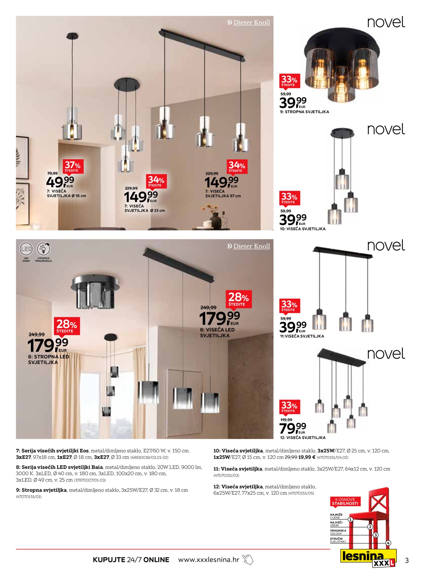 Lesnina katalog moderna rješenja rasvjete 02.02.-28.02.2026.