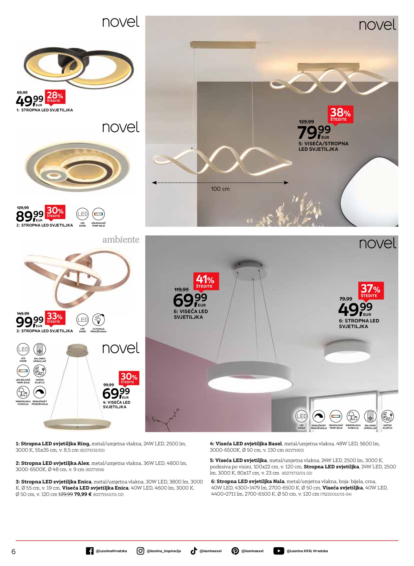 Lesnina katalog moderna rješenja rasvjete 02.02.-28.02.2026.