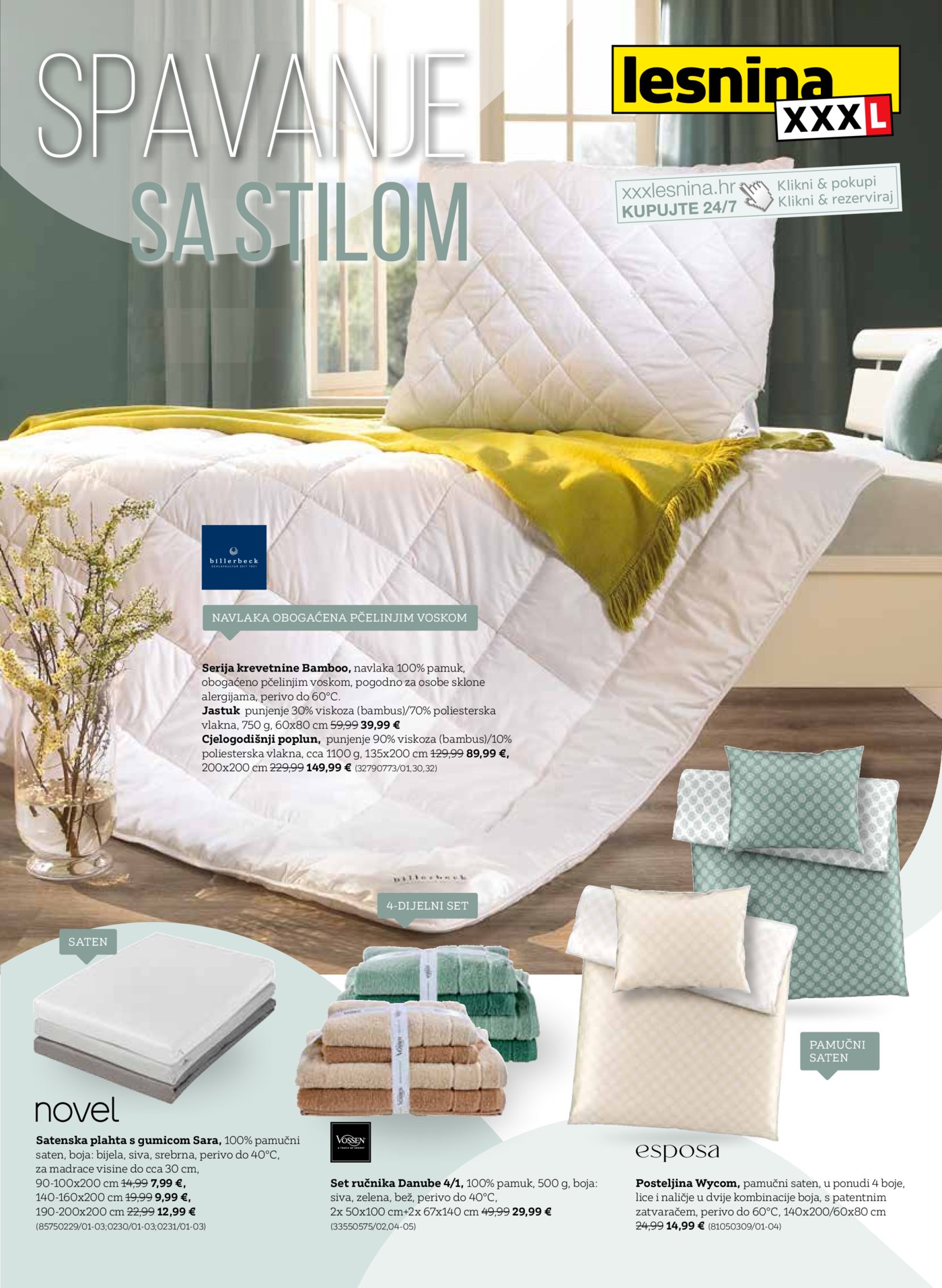 Lesnina katalog spavanje sa stilom 02.02.28.02.2026.